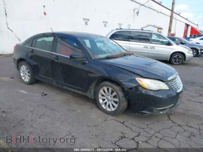 2013 Chrysler 200 TOURING, black — VIN 1C3CCBBB4DN764431, IAAI