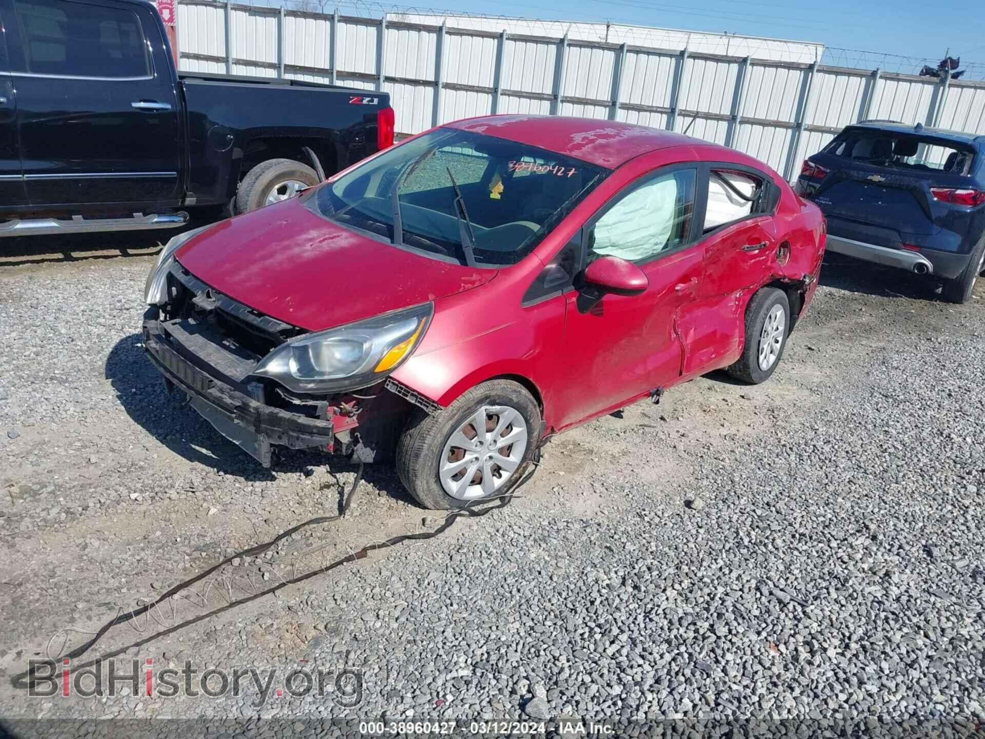 2013 KIA RIO - VIN: KNADM4A39D6299977 - Фото 2