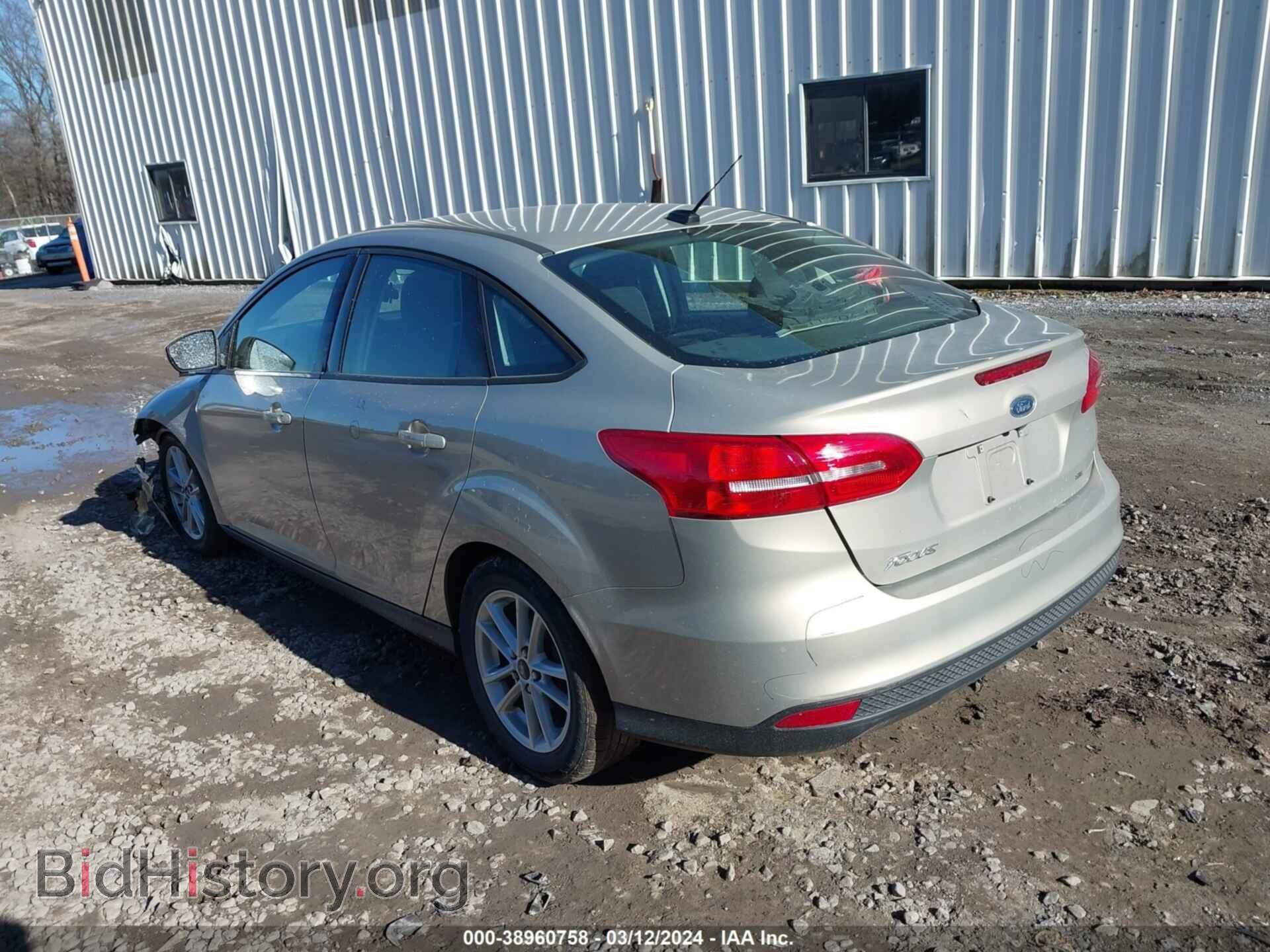 2015 FORD FOCUS - VIN: 1FADP3F2XFL213932 - Фото 3