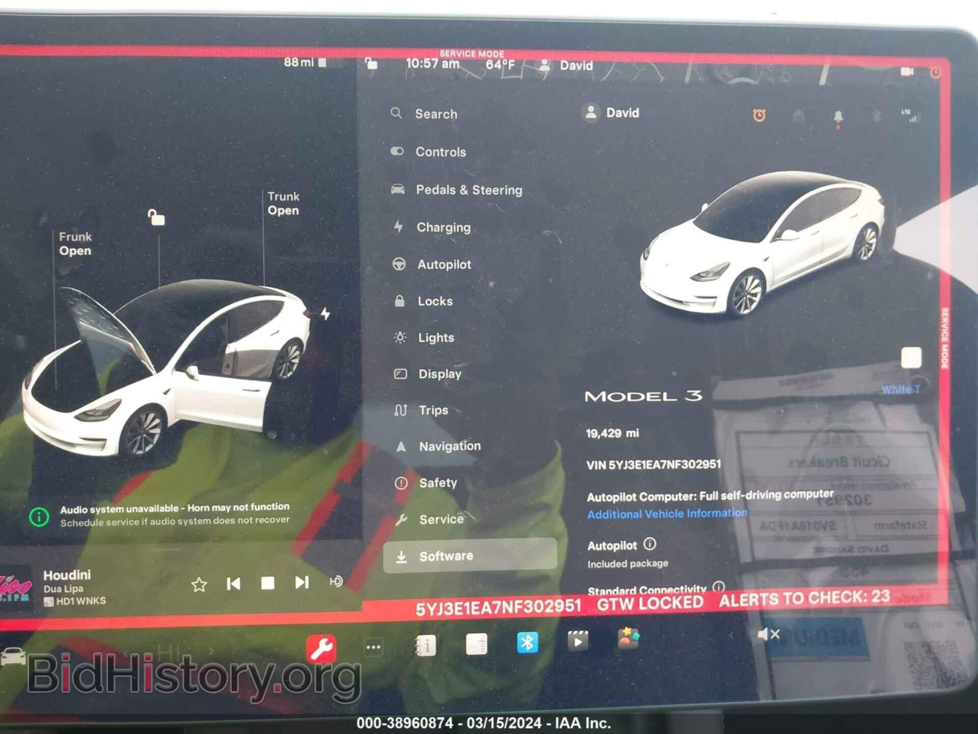 2022 TESLA MODEL 3 - VIN: 5YJ3E1EA7NF302951 - Фото 17