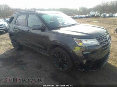 2019 Ford EXPLORER XLT, серый — VIN 1FM5K8D81KGA99545, IAAI