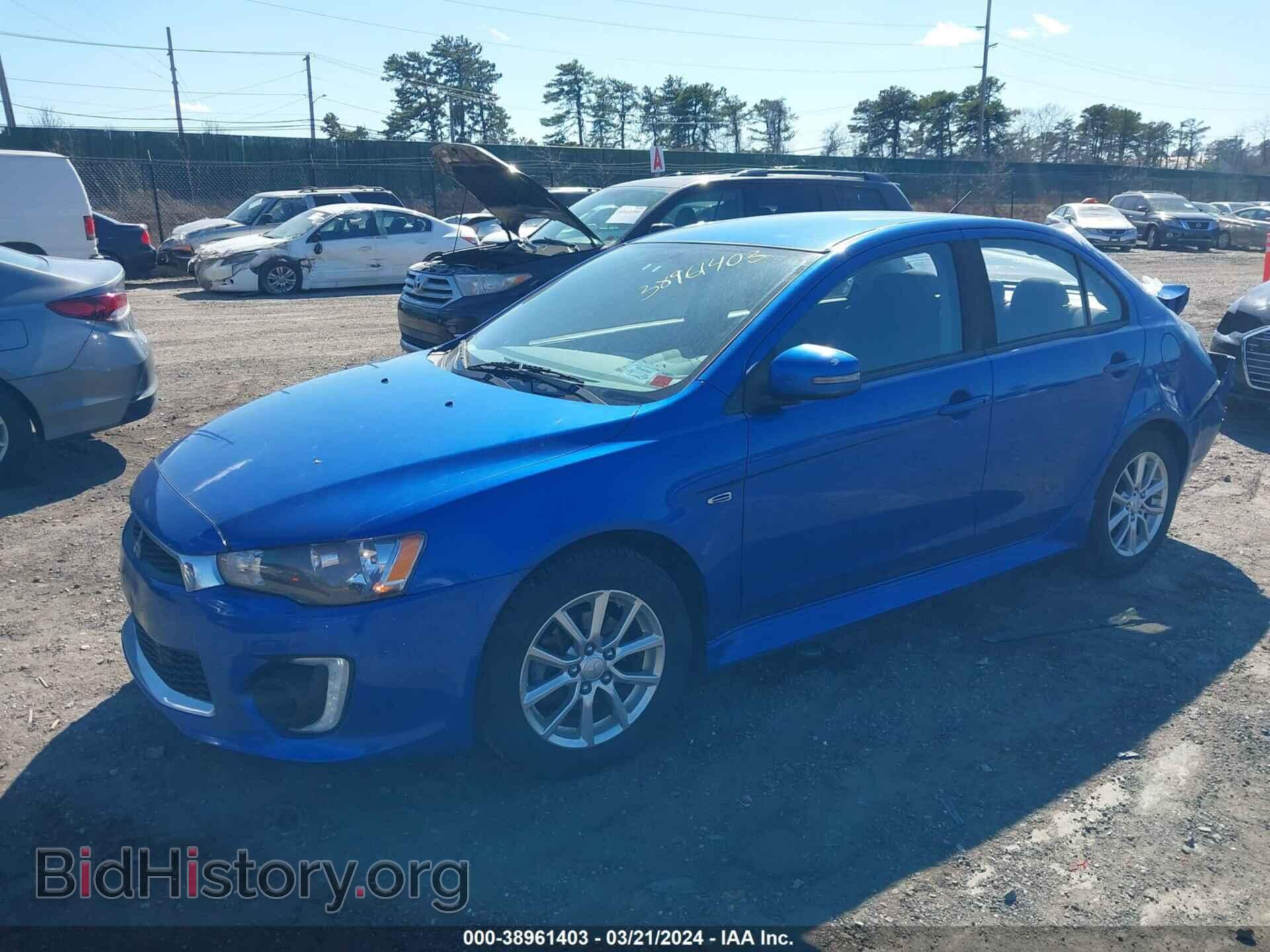 2016 MITSUBISHI LANCER - VIN: JA32V2FW0GU009431 - Фото 2