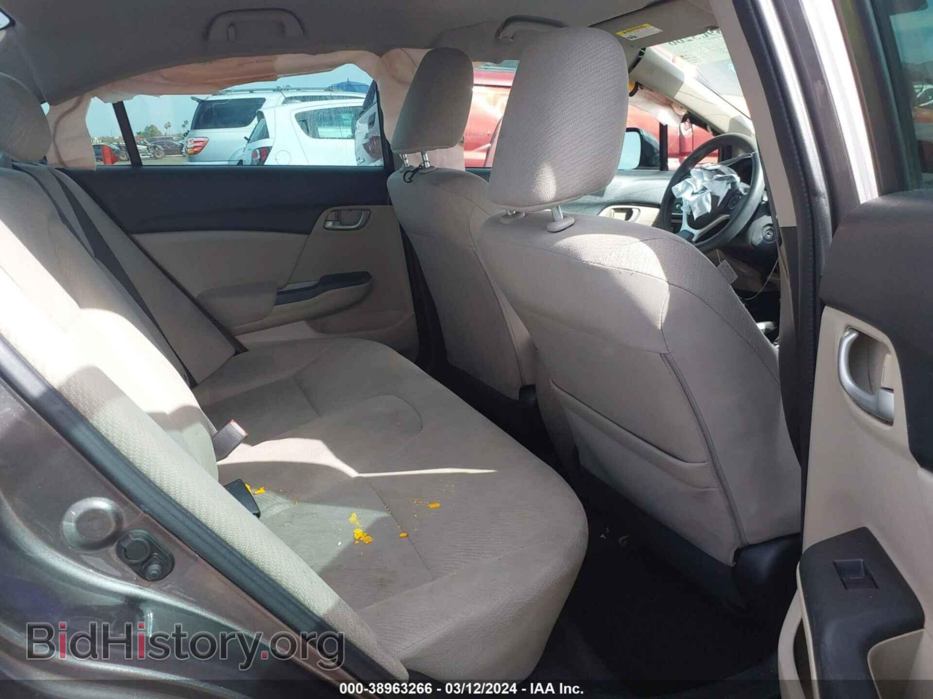 2013 HONDA CIVIC - VIN: 19XFB2F52DE042508 - Фото 8