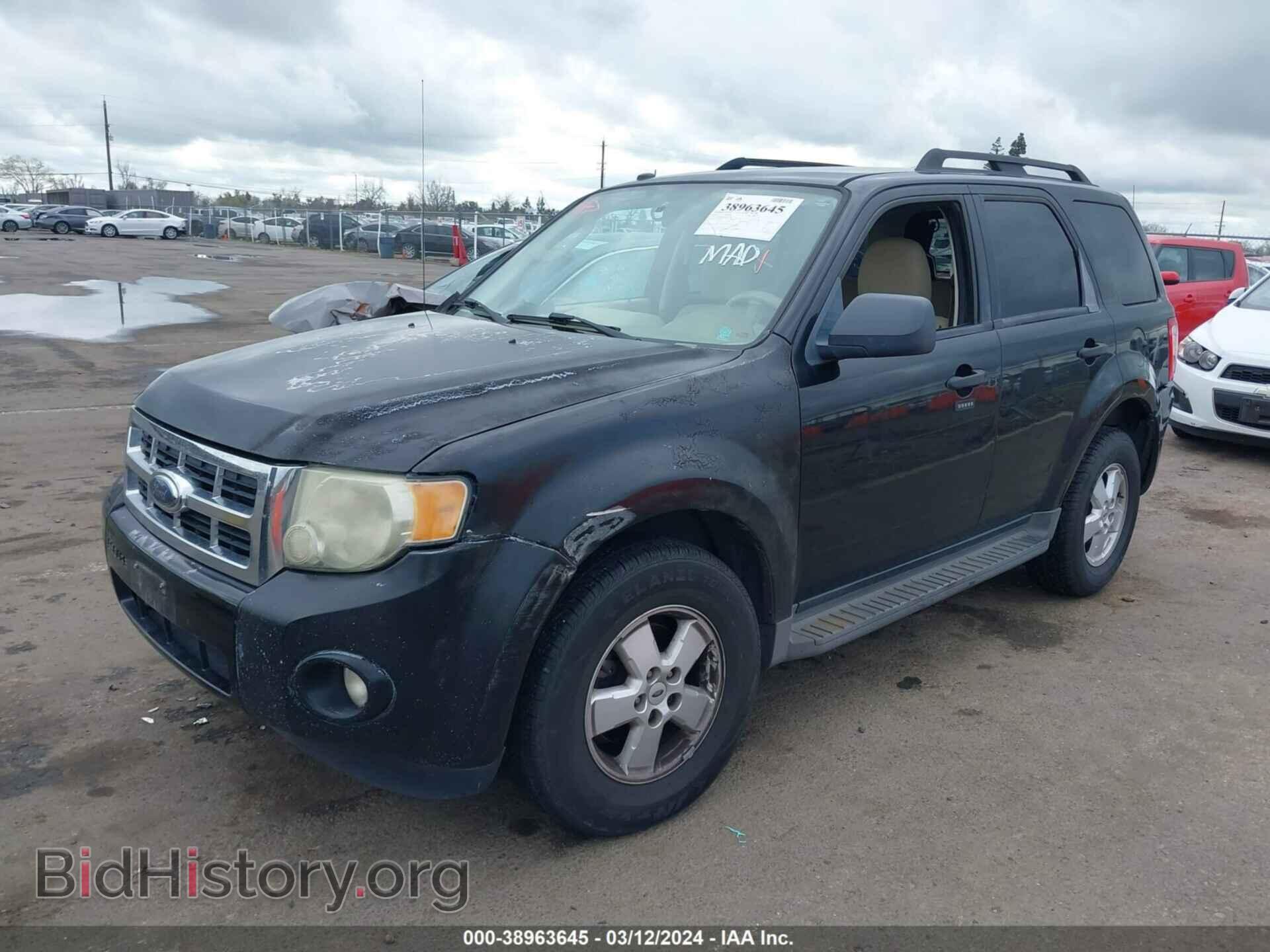 2009 FORD ESCAPE - VIN: 1FMCU03G19KA62398 - Фото 2