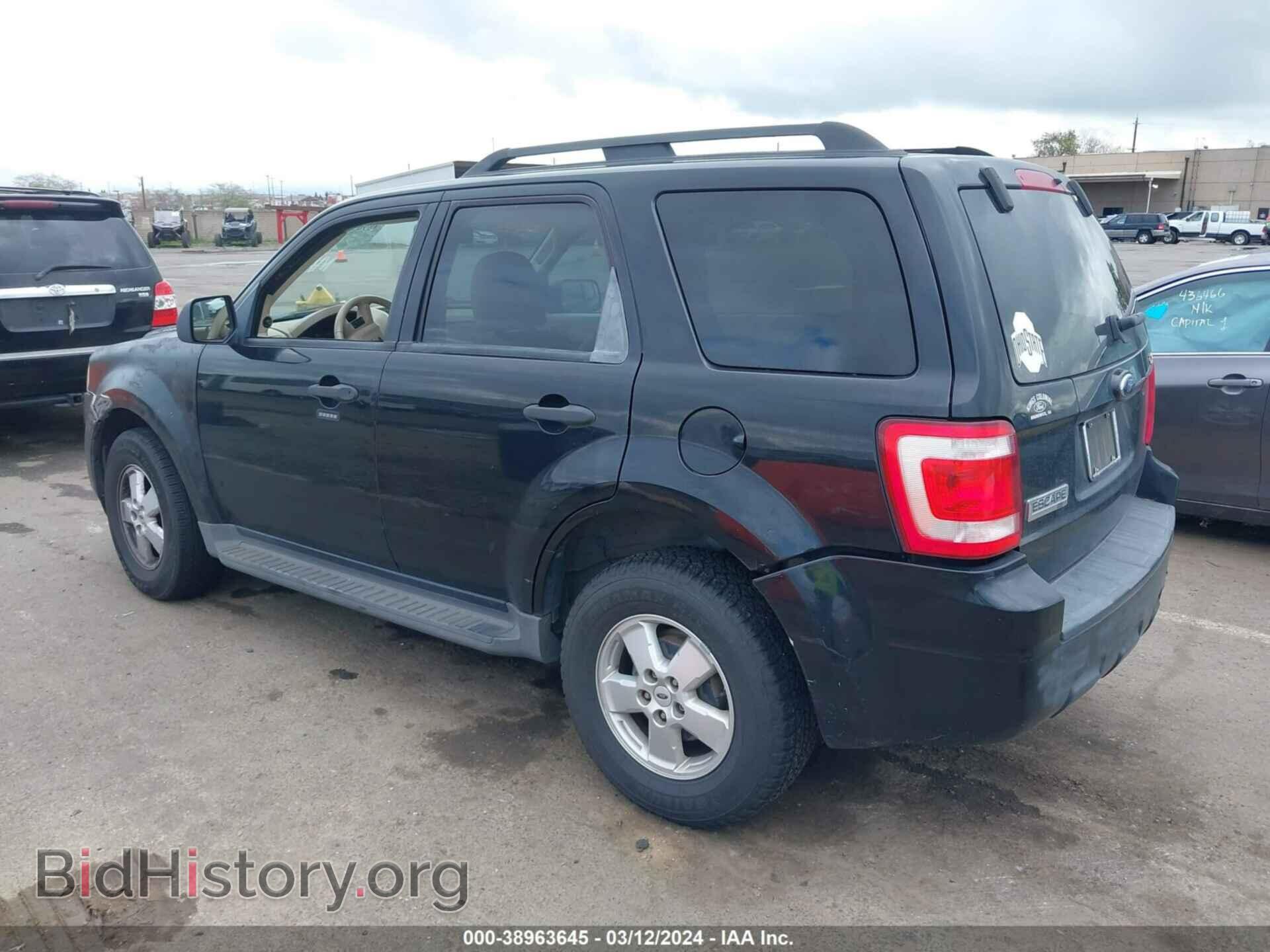 2009 FORD ESCAPE - VIN: 1FMCU03G19KA62398 - Фото 3