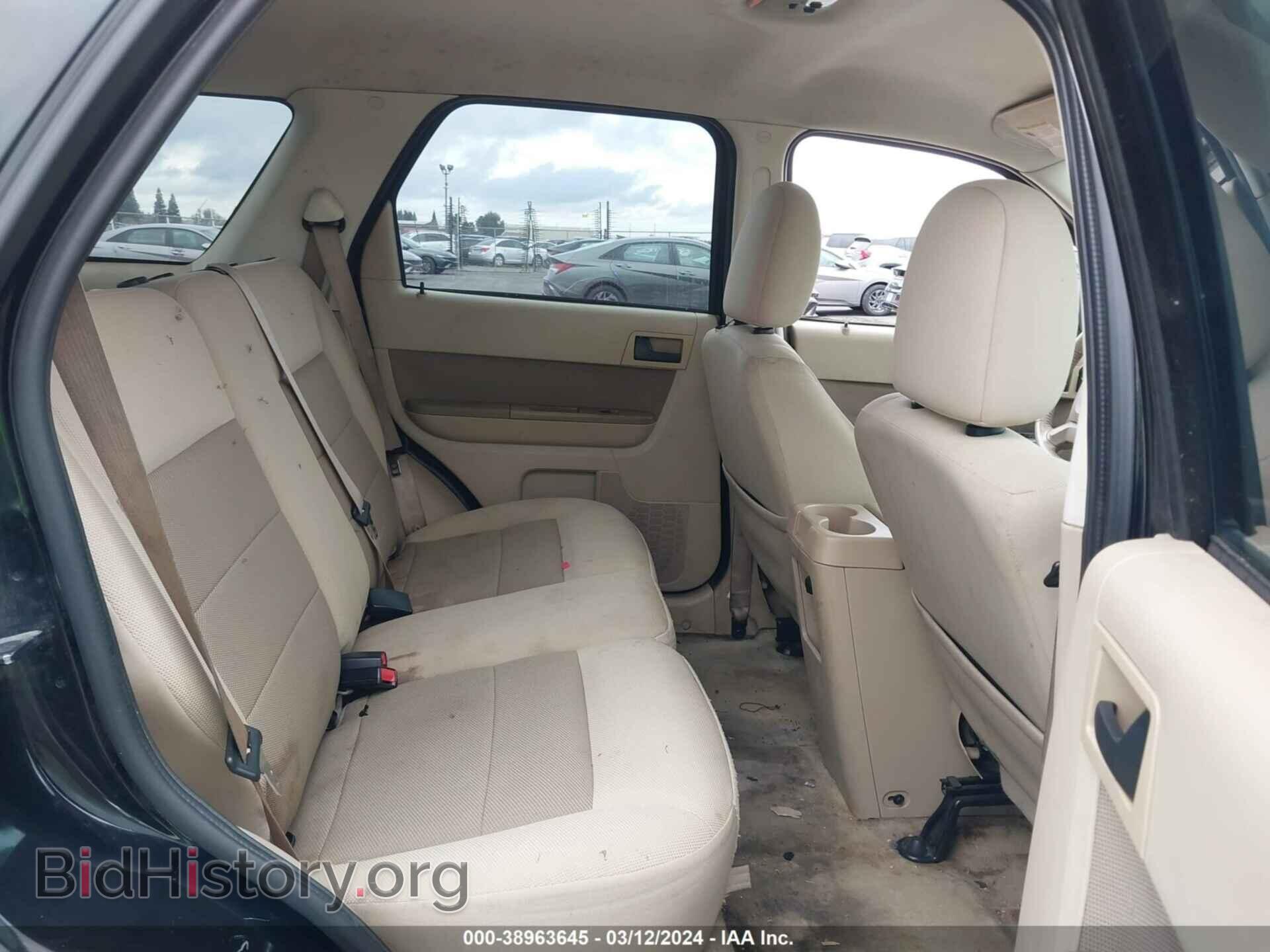 2009 FORD ESCAPE - VIN: 1FMCU03G19KA62398 - Фото 8