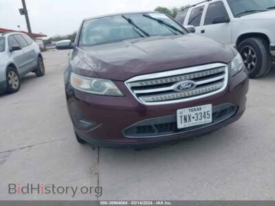 2011 Ford TAURUS Limited, бордовый — VIN 1FAHP2FW1BG105538, IAAI