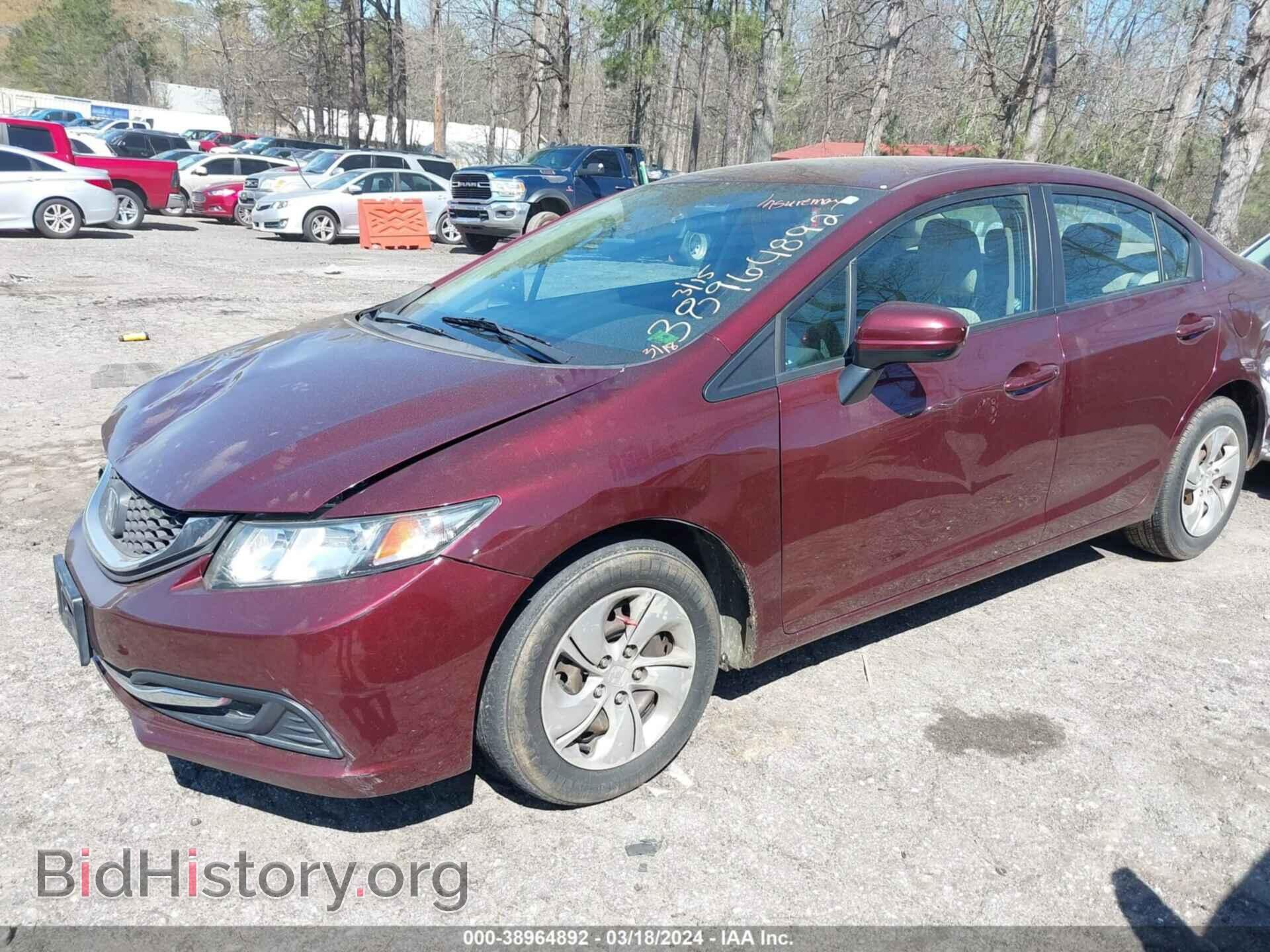 2014 HONDA CIVIC - VIN: 19XFB2F53EE204664 - Фото 2