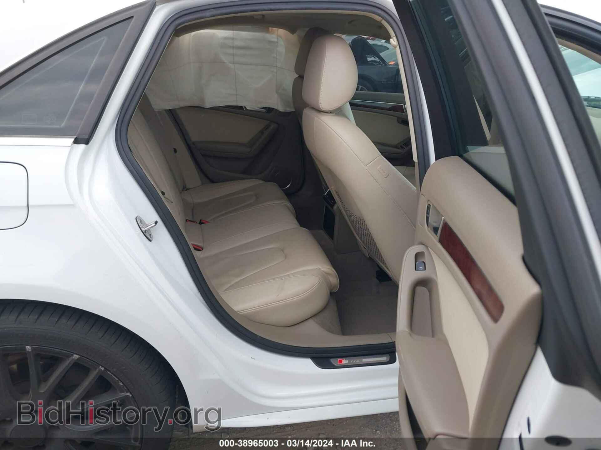 2012 AUDI A4 - VIN: WAUFFAFLXCA098904 - Фото 8