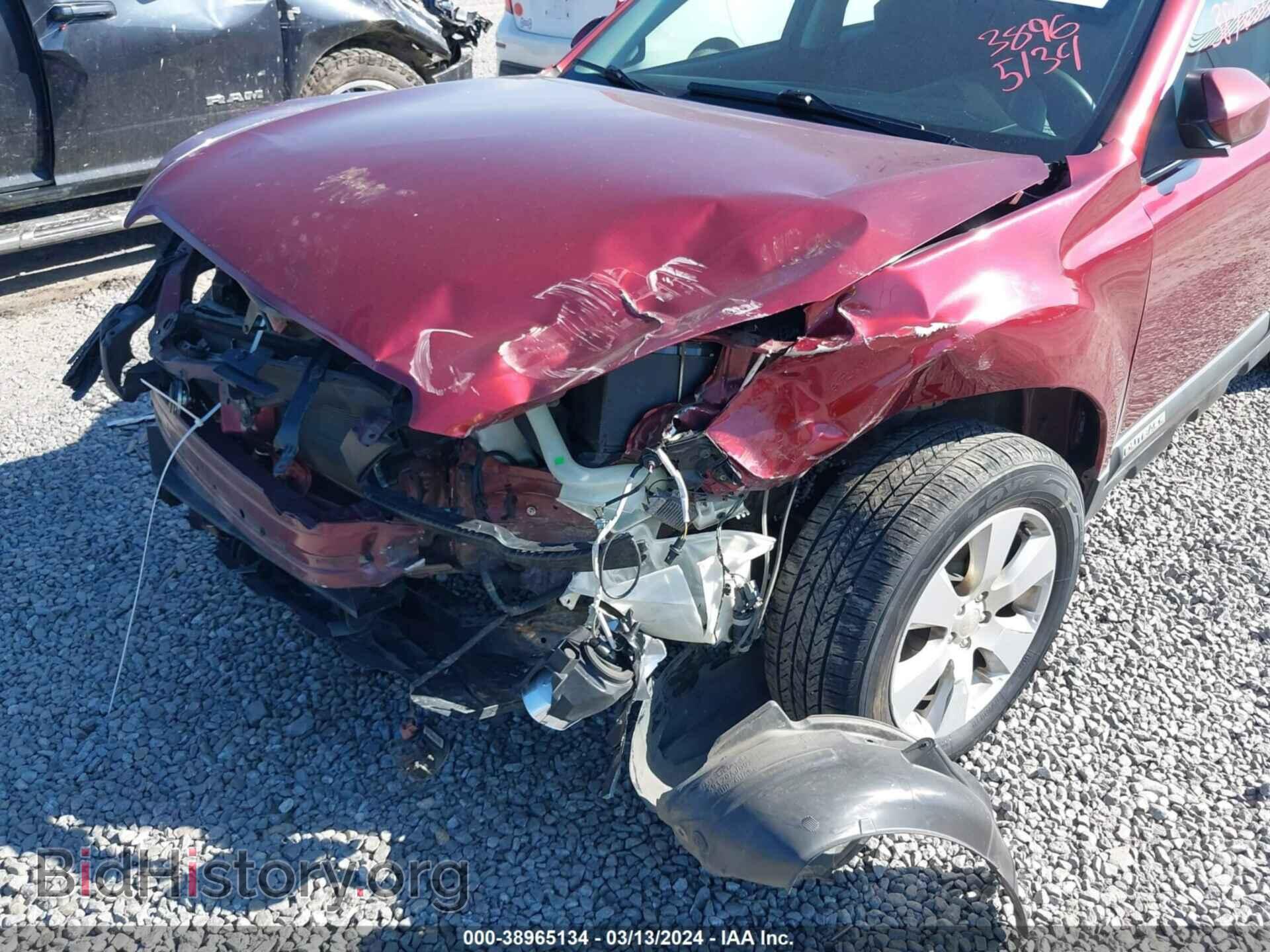 2012 SUBARU OUTBACK - VIN: 4S4BRBAC2C3209550 - Фото 6