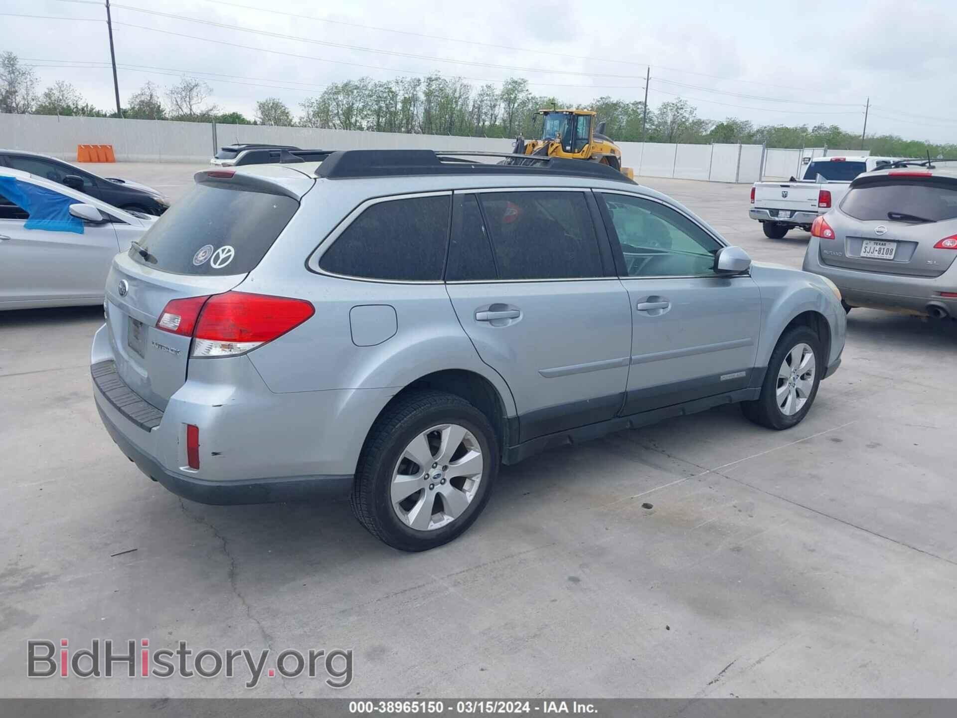 2012 SUBARU OUTBACK - VIN: 4S4BRCKC1C3225145 - Фото 4
