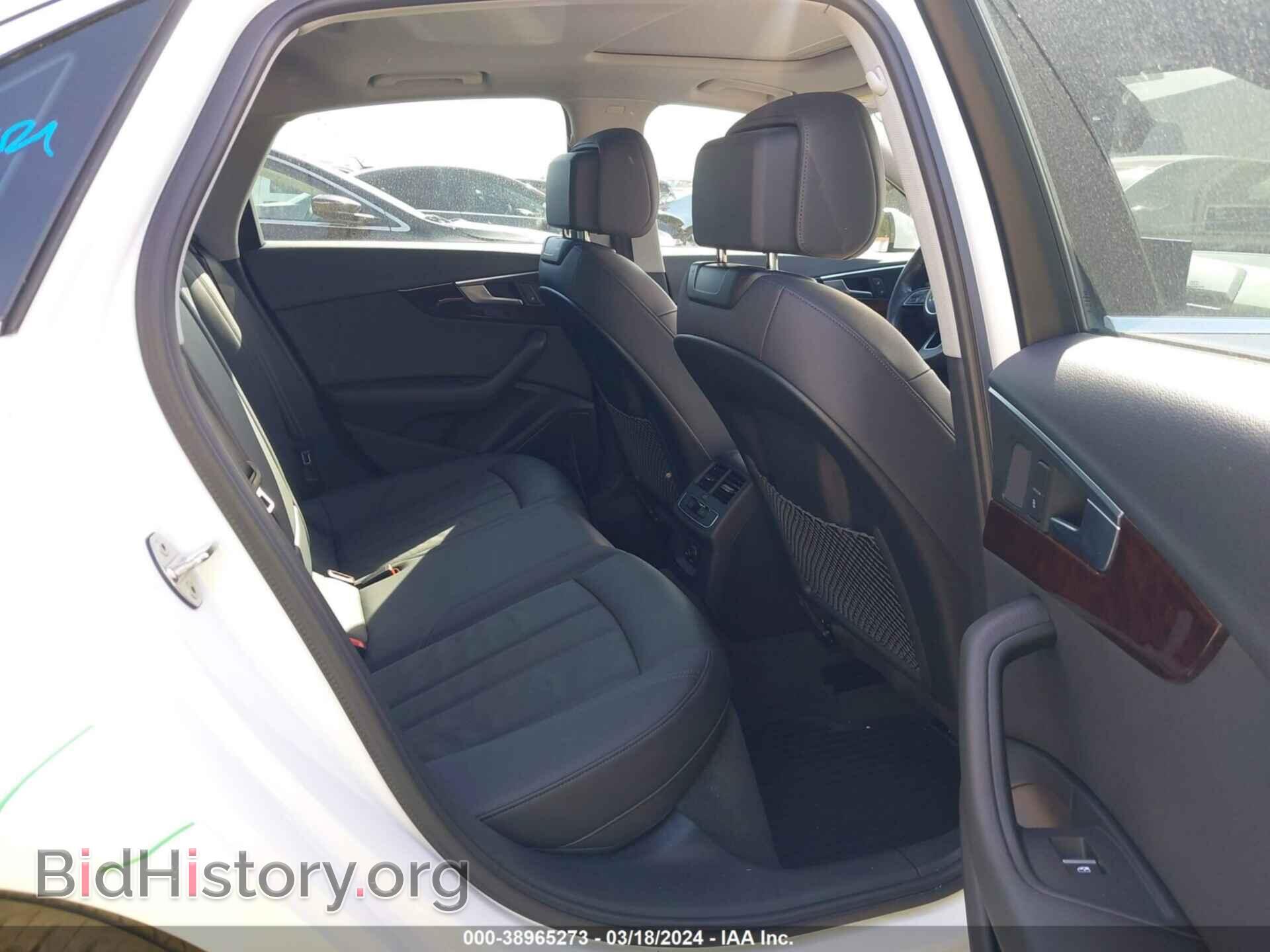 2019 AUDI A4 - VIN: WAUGMAF40KA023176 - Фото 8