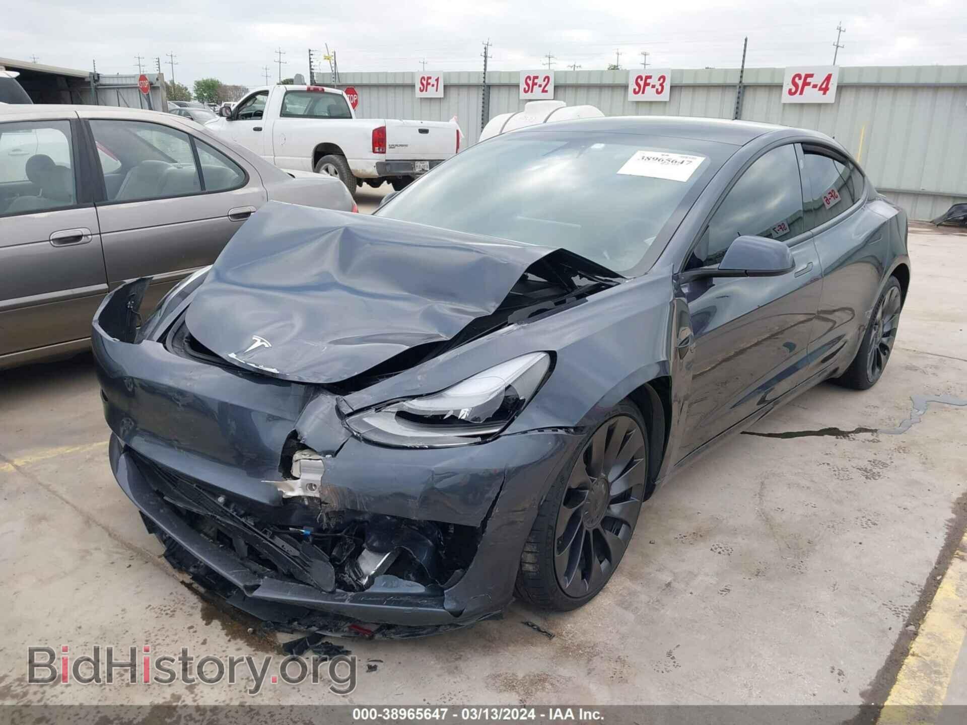 2023 TESLA MODEL 3 - VIN: 5YJ3E1ECXPF637724 - Фото 2