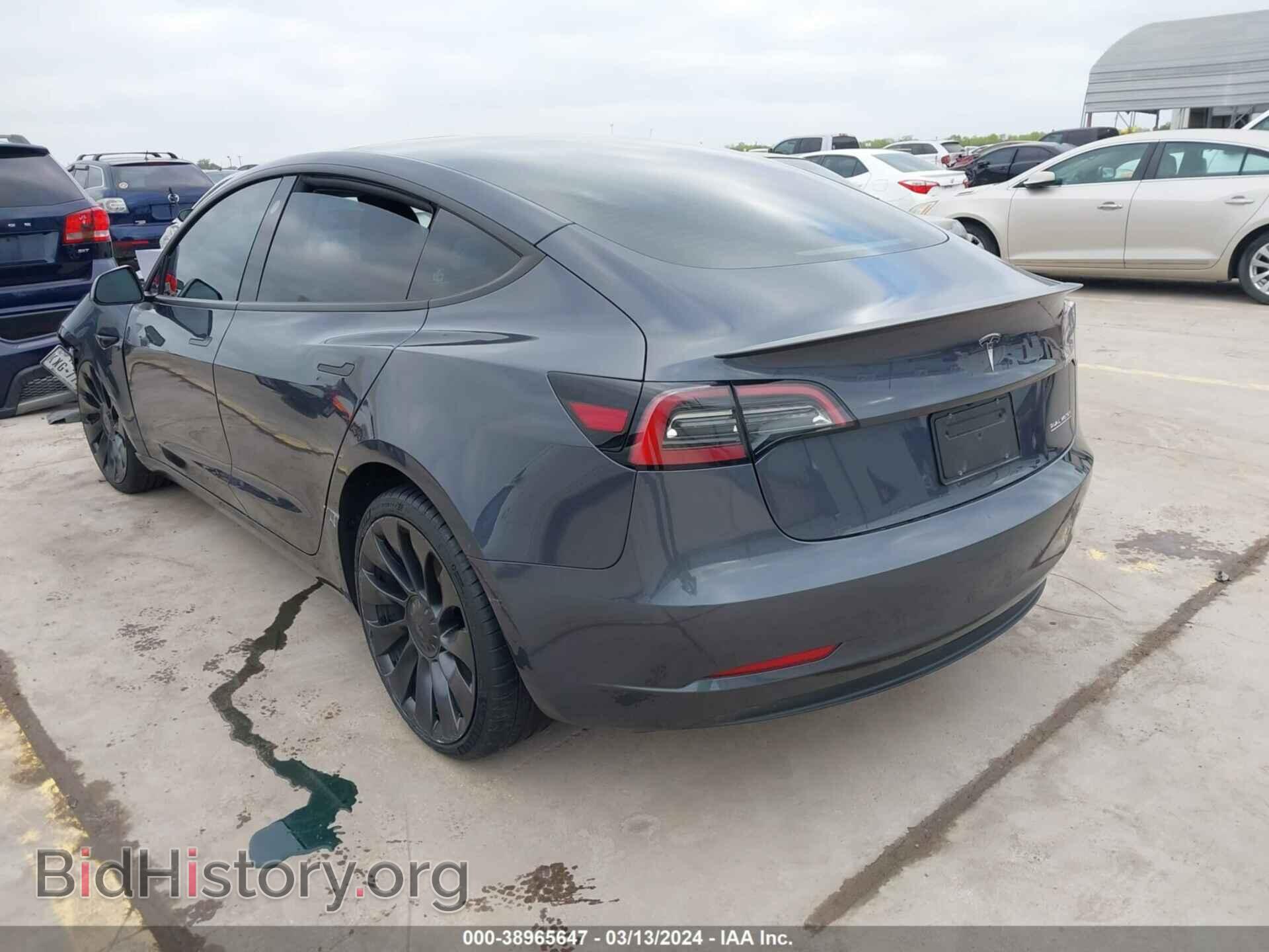 2023 TESLA MODEL 3 - VIN: 5YJ3E1ECXPF637724 - Фото 3
