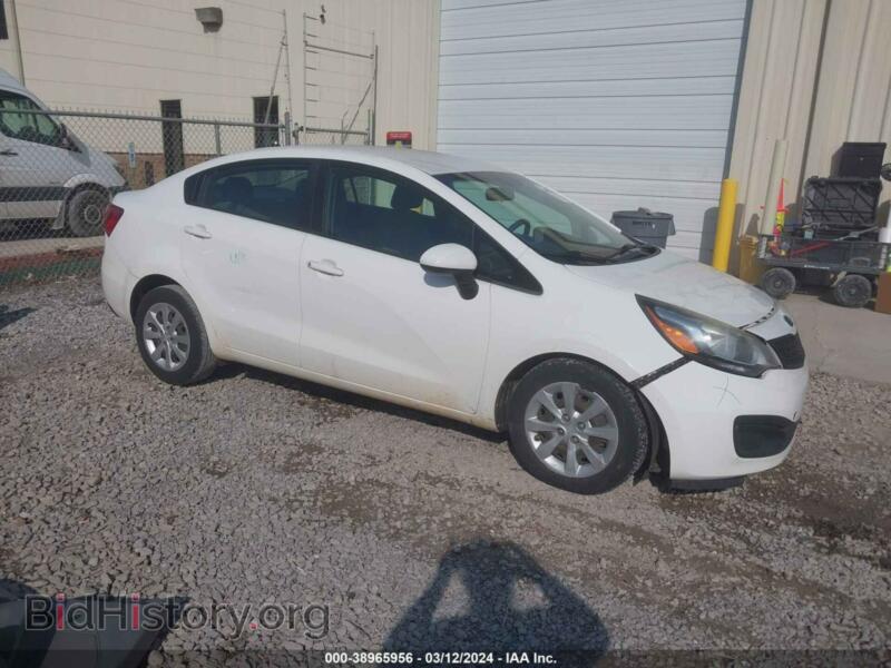 2014 Kia RIO LX (VIN KNADM4A33E6405681) — фото 1 из 12, IAAI, повреждение: передняя часть