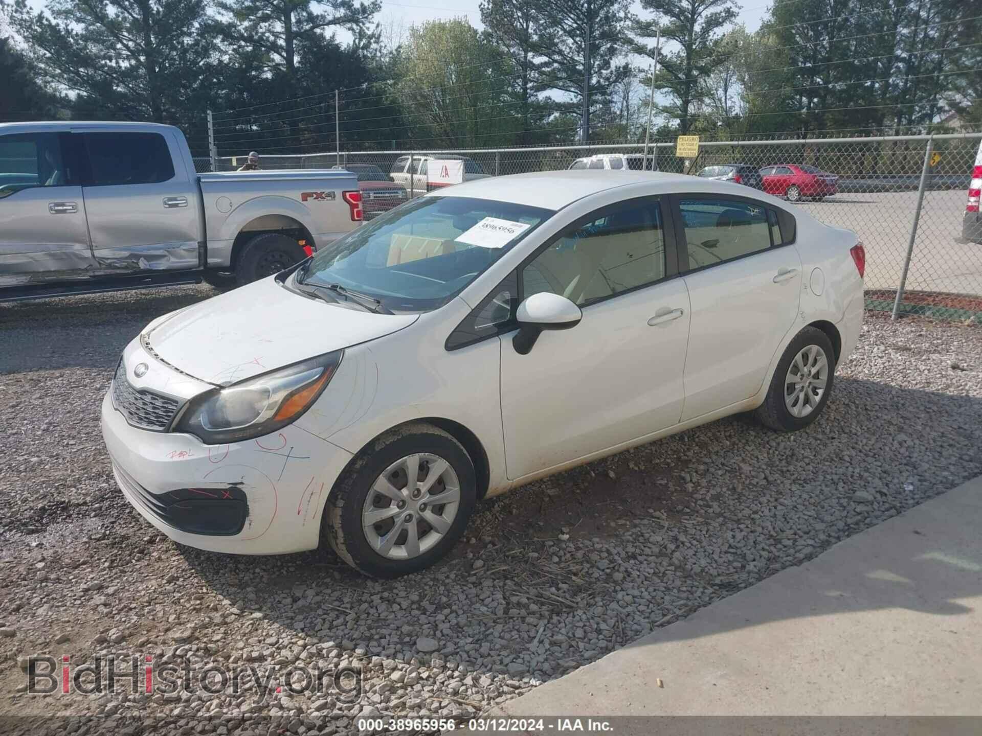 2014 KIA RIO - VIN: KNADM4A33E6405681 - Фото 2
