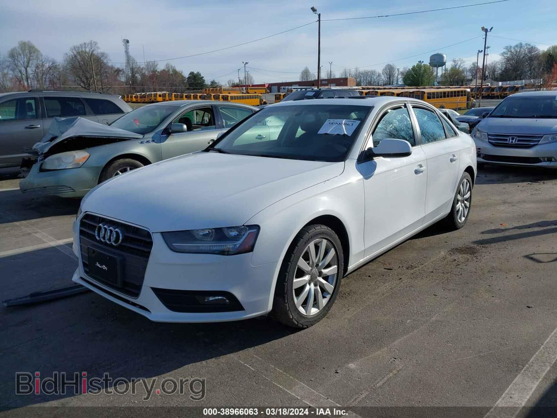 2013 AUDI A4 - VIN: WAUAFAFL2DN010948 - Фото 2