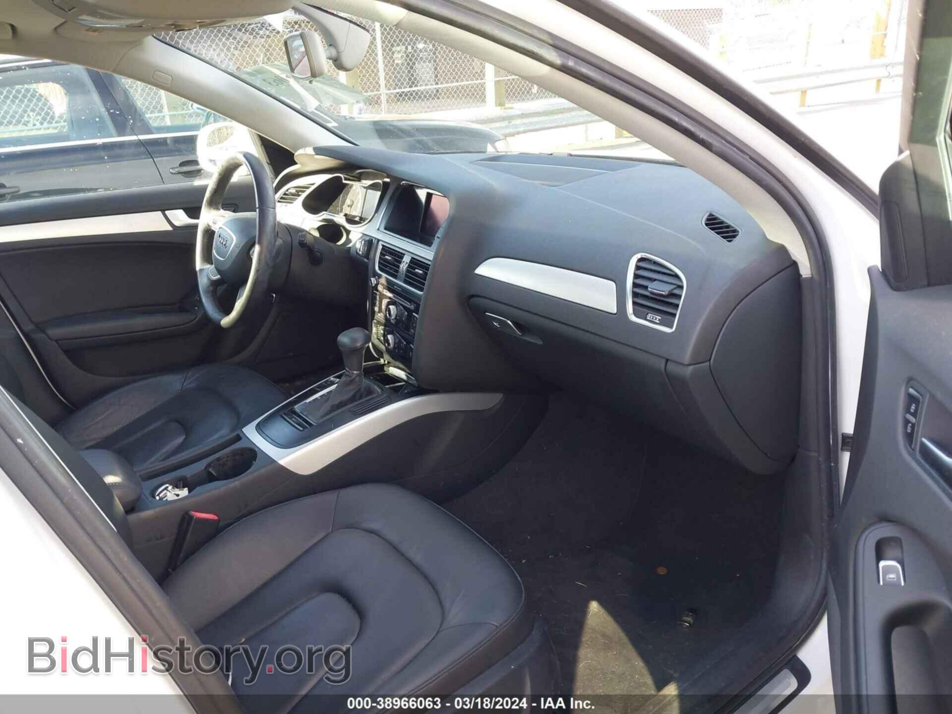 2013 AUDI A4 - VIN: WAUAFAFL2DN010948 - Фото 5