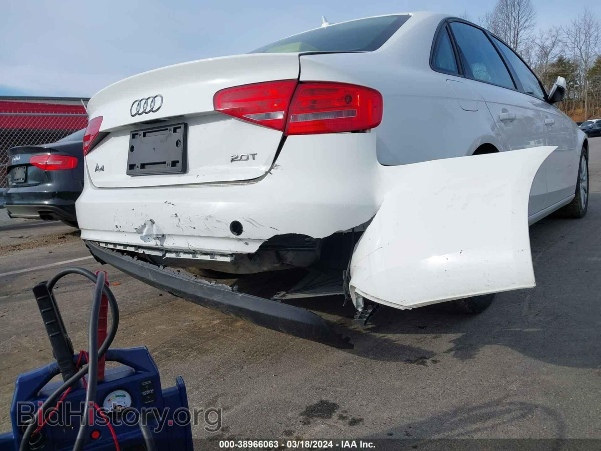 2013 AUDI A4 - VIN: WAUAFAFL2DN010948 - Фото 6
