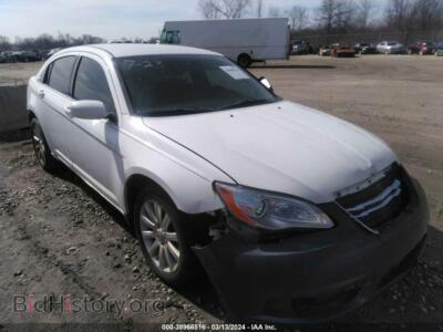 2011 Chrysler 200 Touring, белый — VIN 1C3BC1FB9BN591129, IAAI