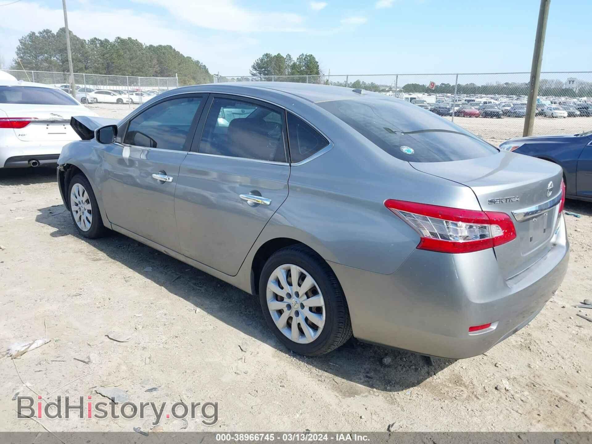 2013 NISSAN SENTRA - VIN: 3N1AB7AP1DL664189 - Фото 3