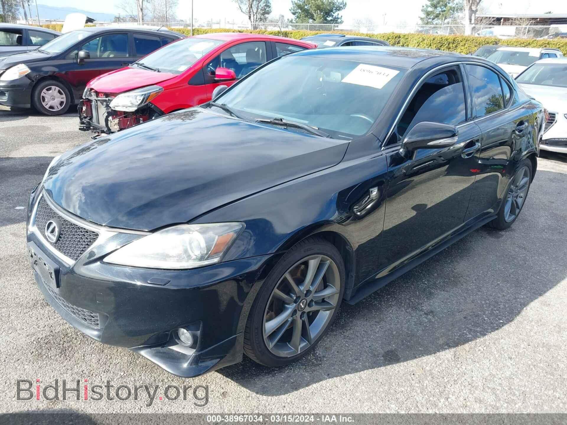 2011 LEXUS IS 350 - VIN: JTHBE5C26B5028362 - Фото 2