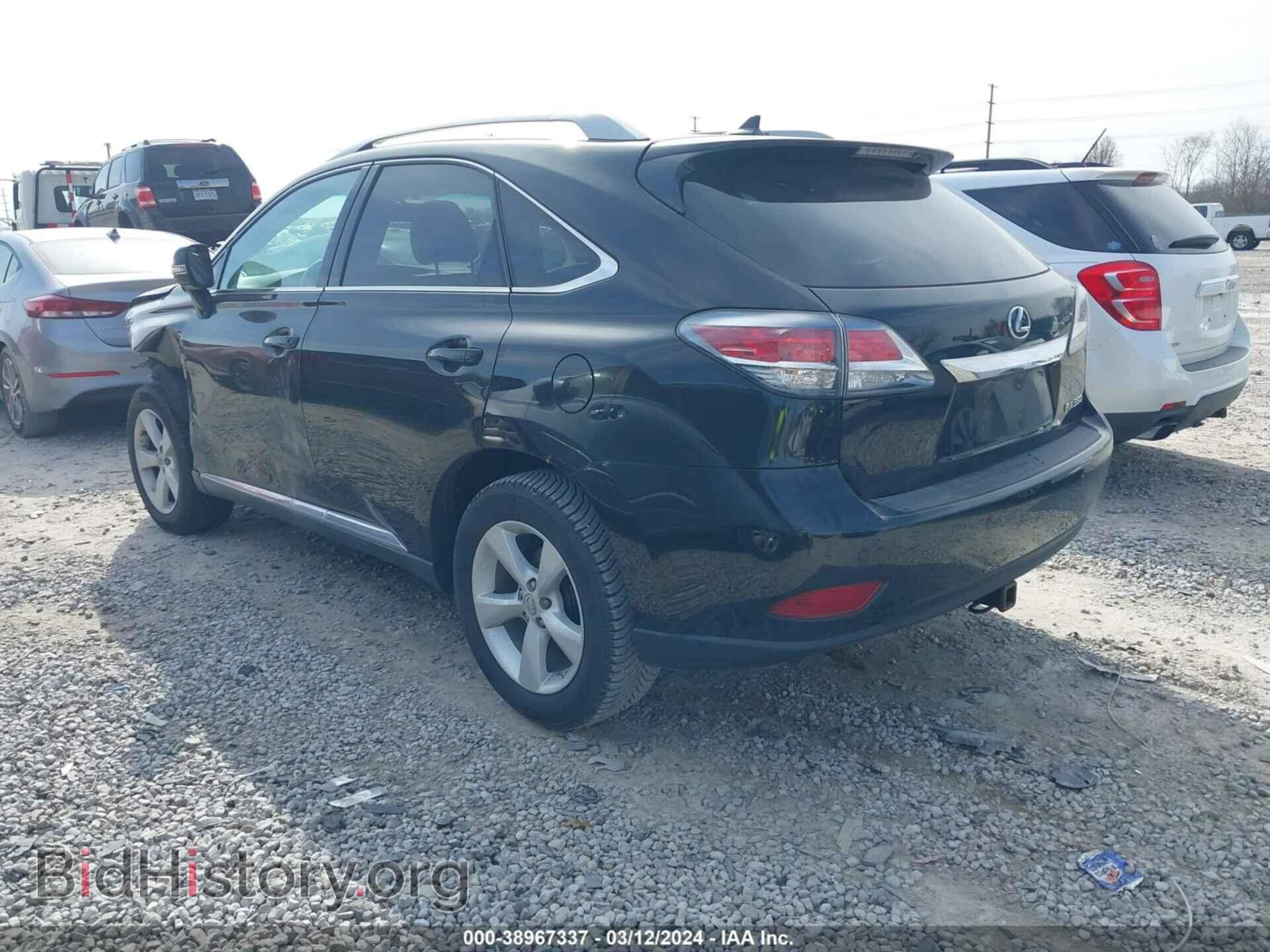 2013 LEXUS RX 350 - VIN: 2T2BK1BAXDC196616 - Фото 3