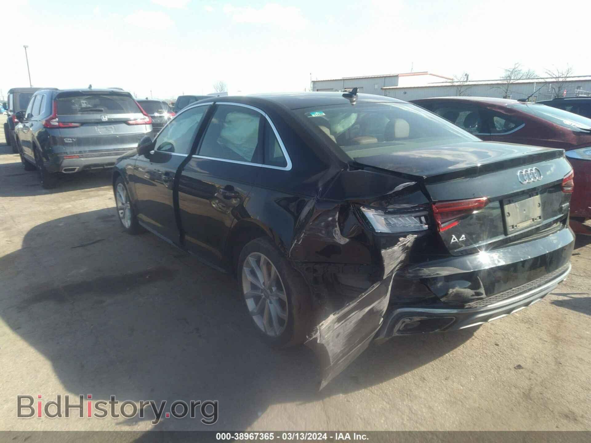 2019 AUDI A4 - VIN: WAUDNAF44KN018586 - Фото 3