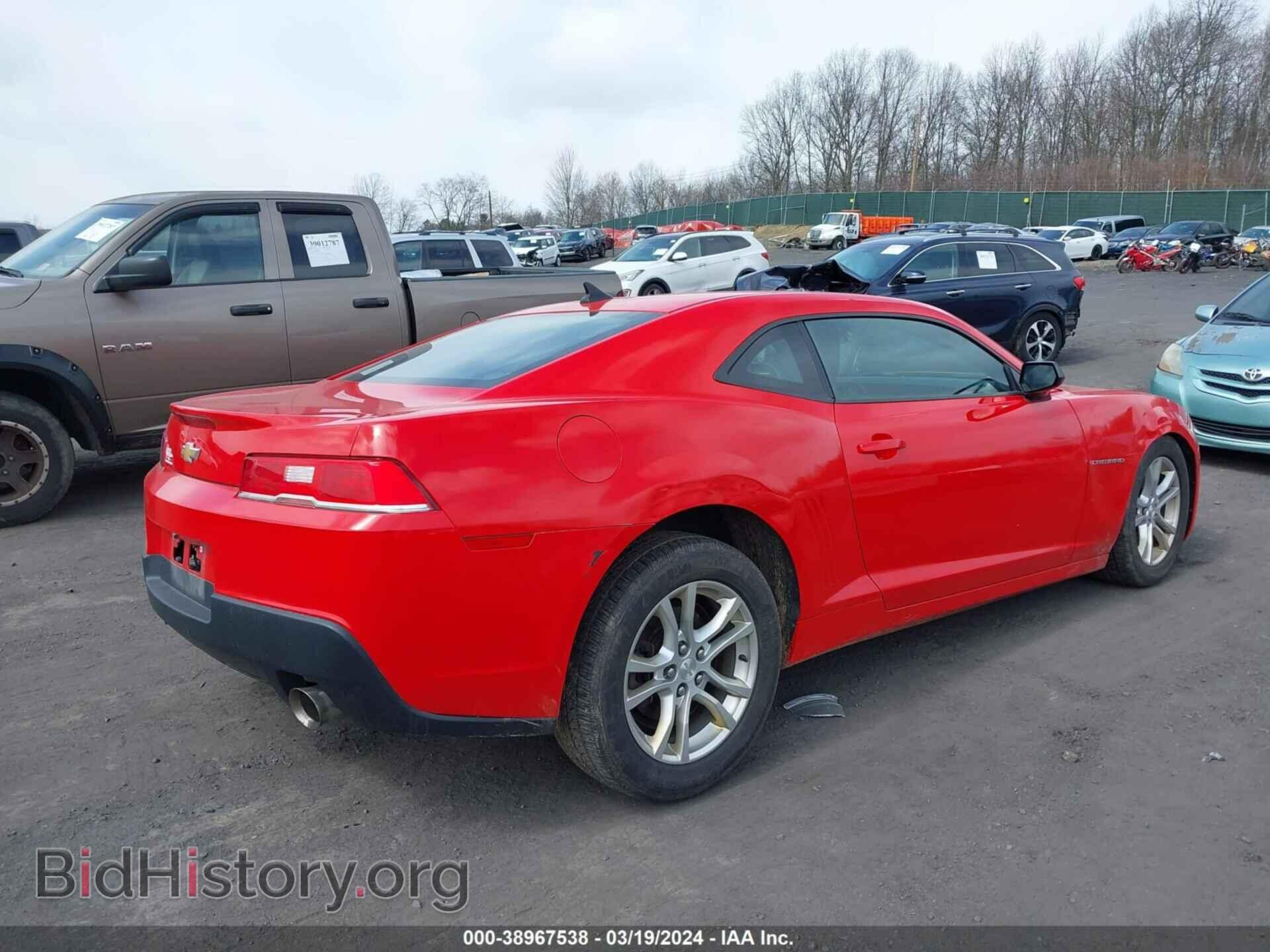 2014 CHEVROLET CAMARO - VIN: 2G1FF1E35E9296432 - Фото 4