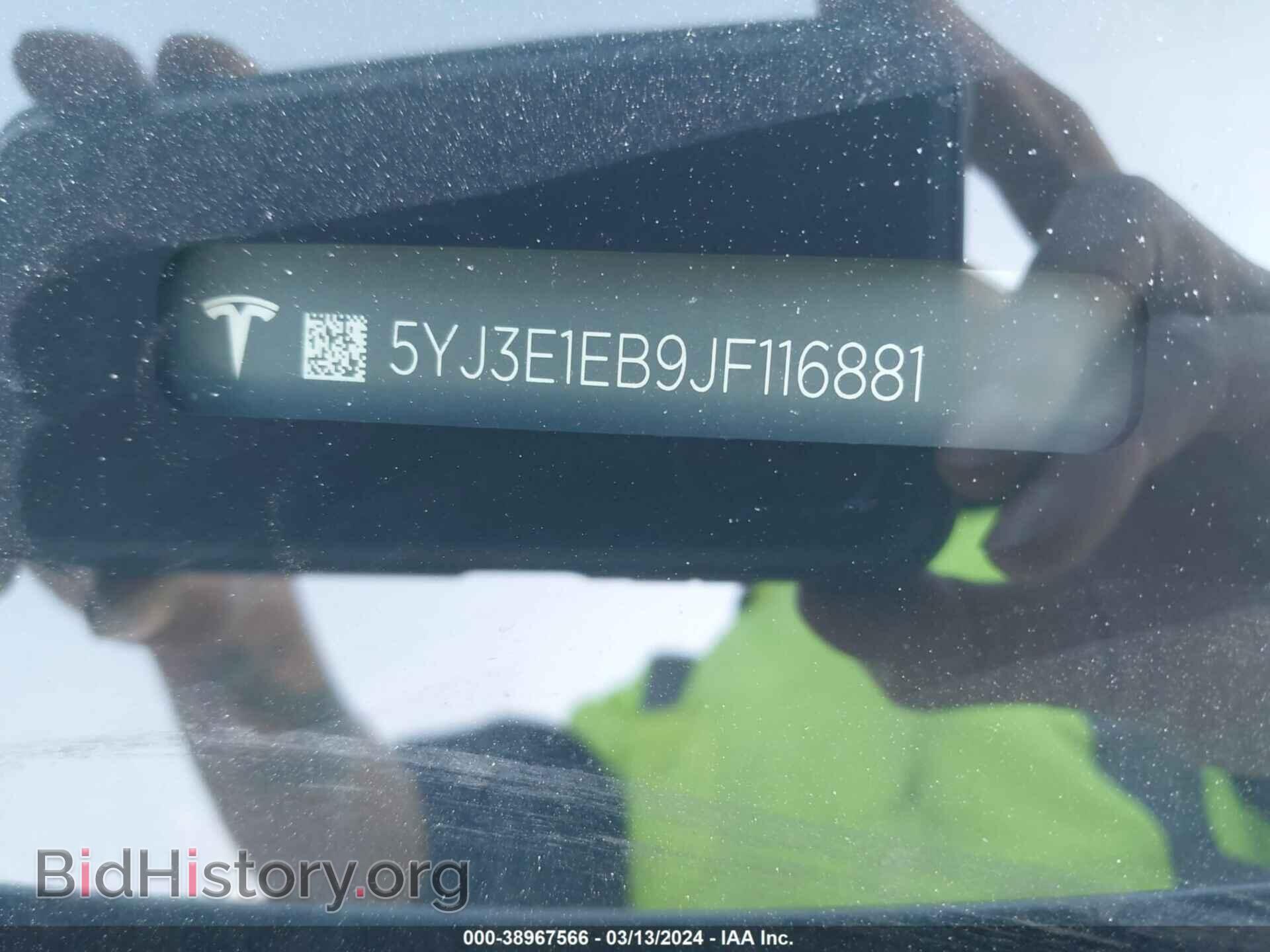 2018 TESLA MODEL 3 - VIN: 5YJ3E1EB9JF116881 - Фото 9