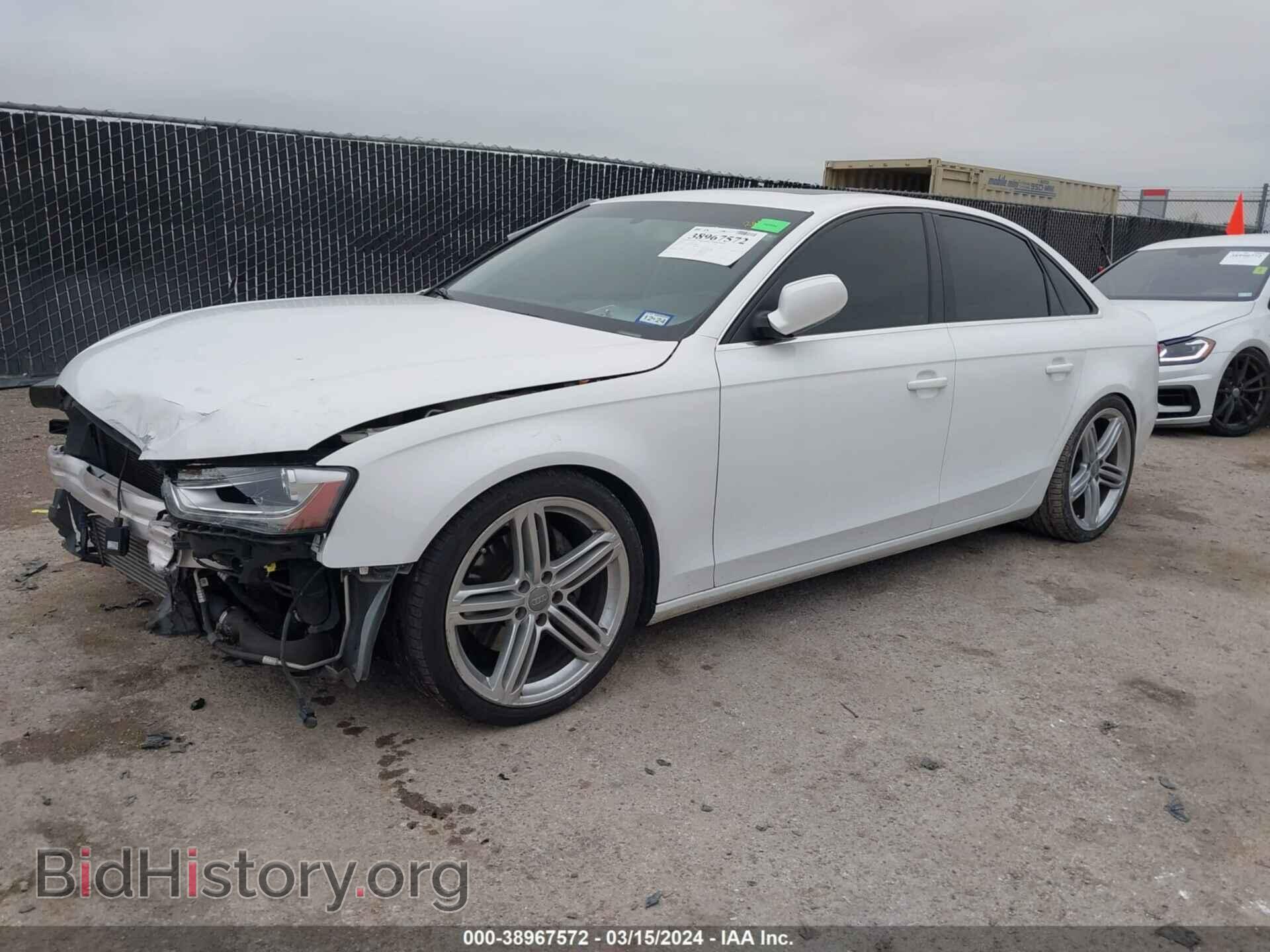 2013 AUDI A4 - VIN: WAUBFAFL8DN019688 - Фото 2