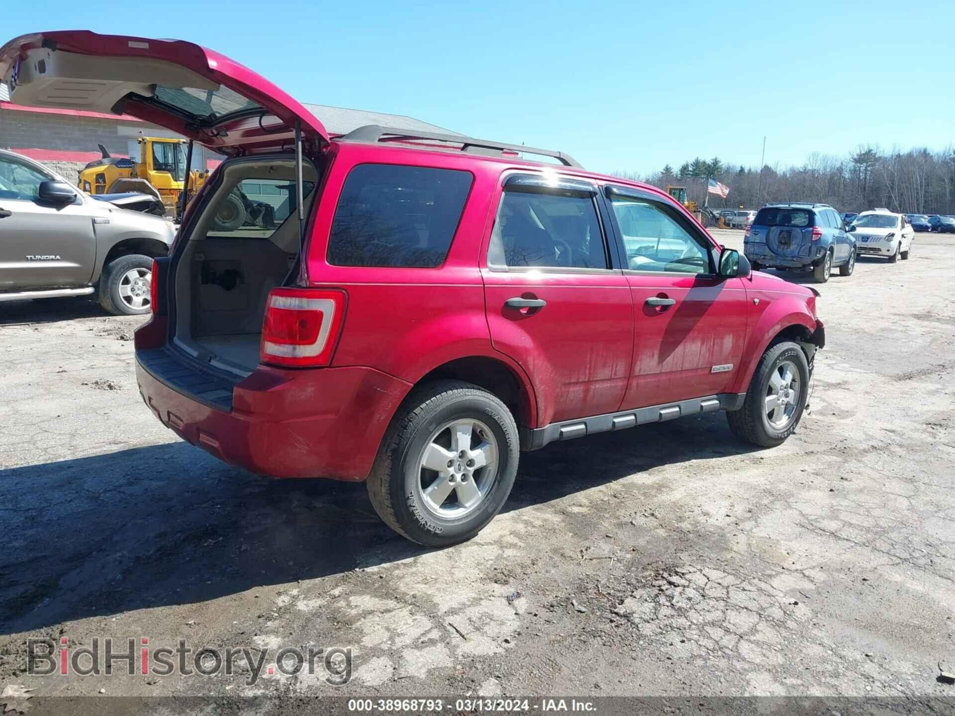2008 FORD ESCAPE - VIN: 1FMCU03168KE30181 - Фото 4