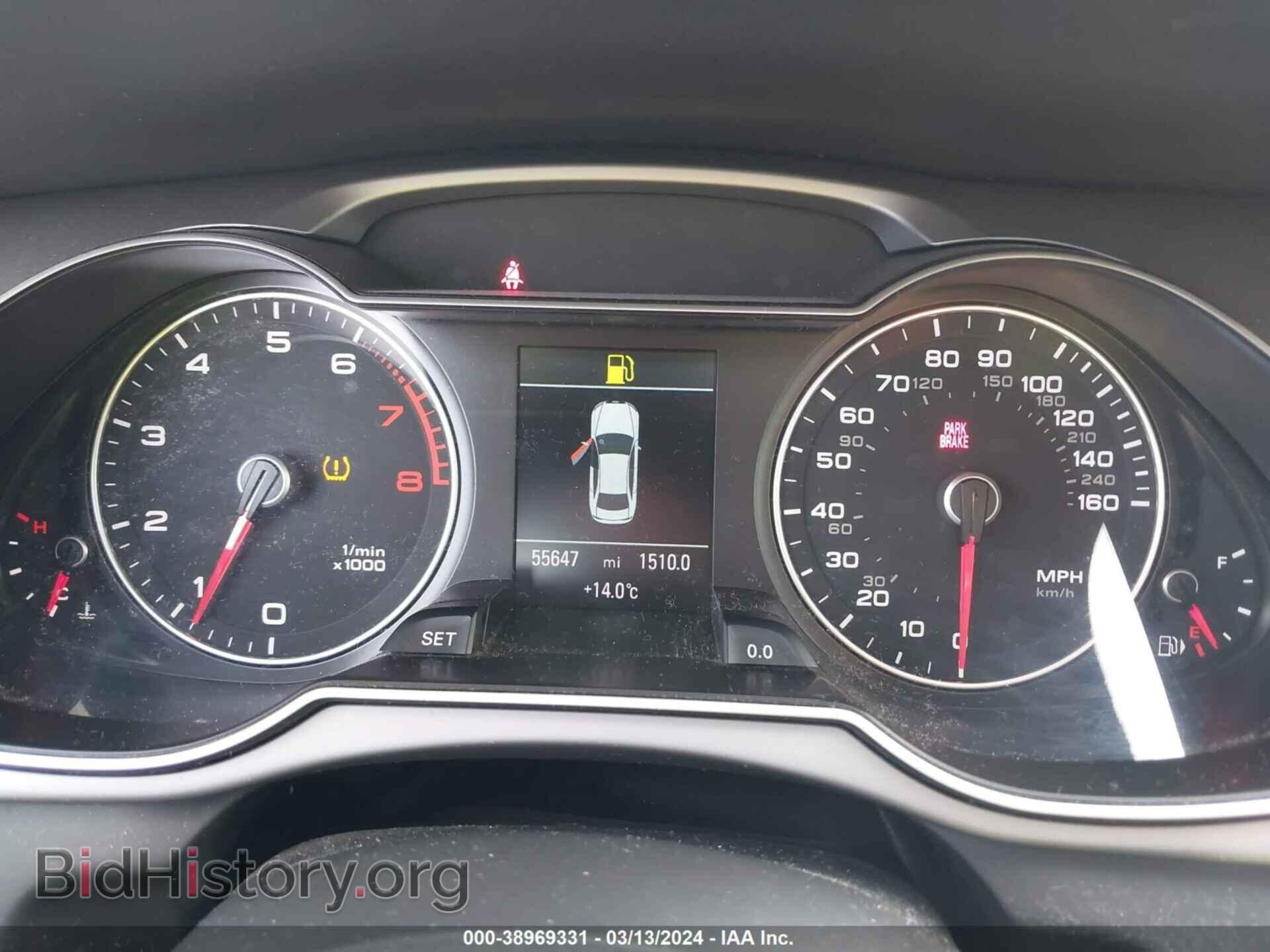 2013 AUDI A4 - VIN: WAUMFAFL1DN016351 - Фото 7
