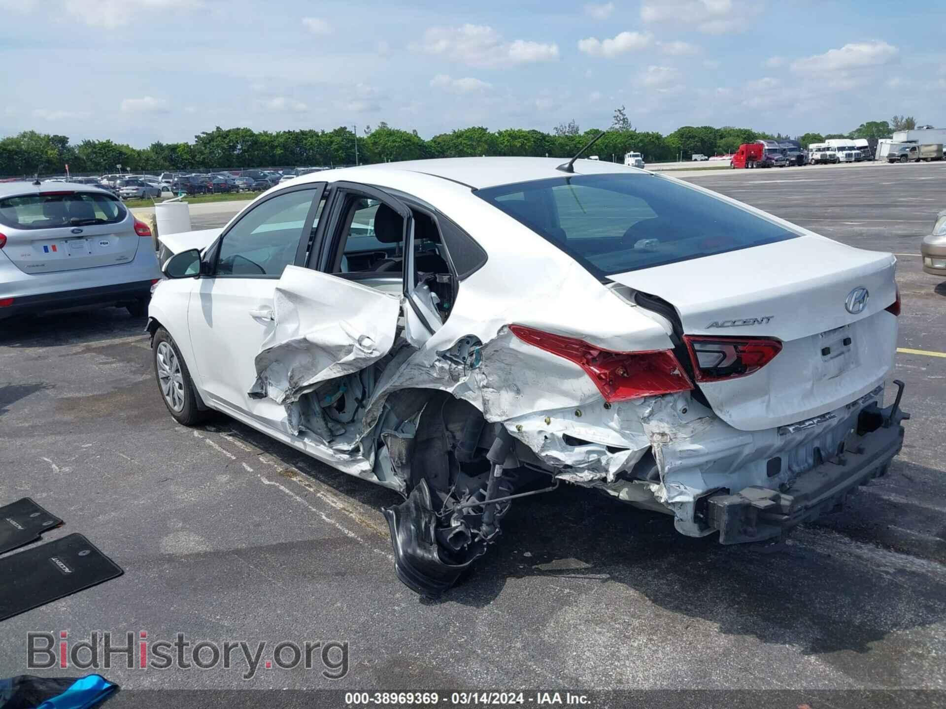 2022 HYUNDAI ACCENT - VIN: 3KPC24A62NE170232 - Фото 3