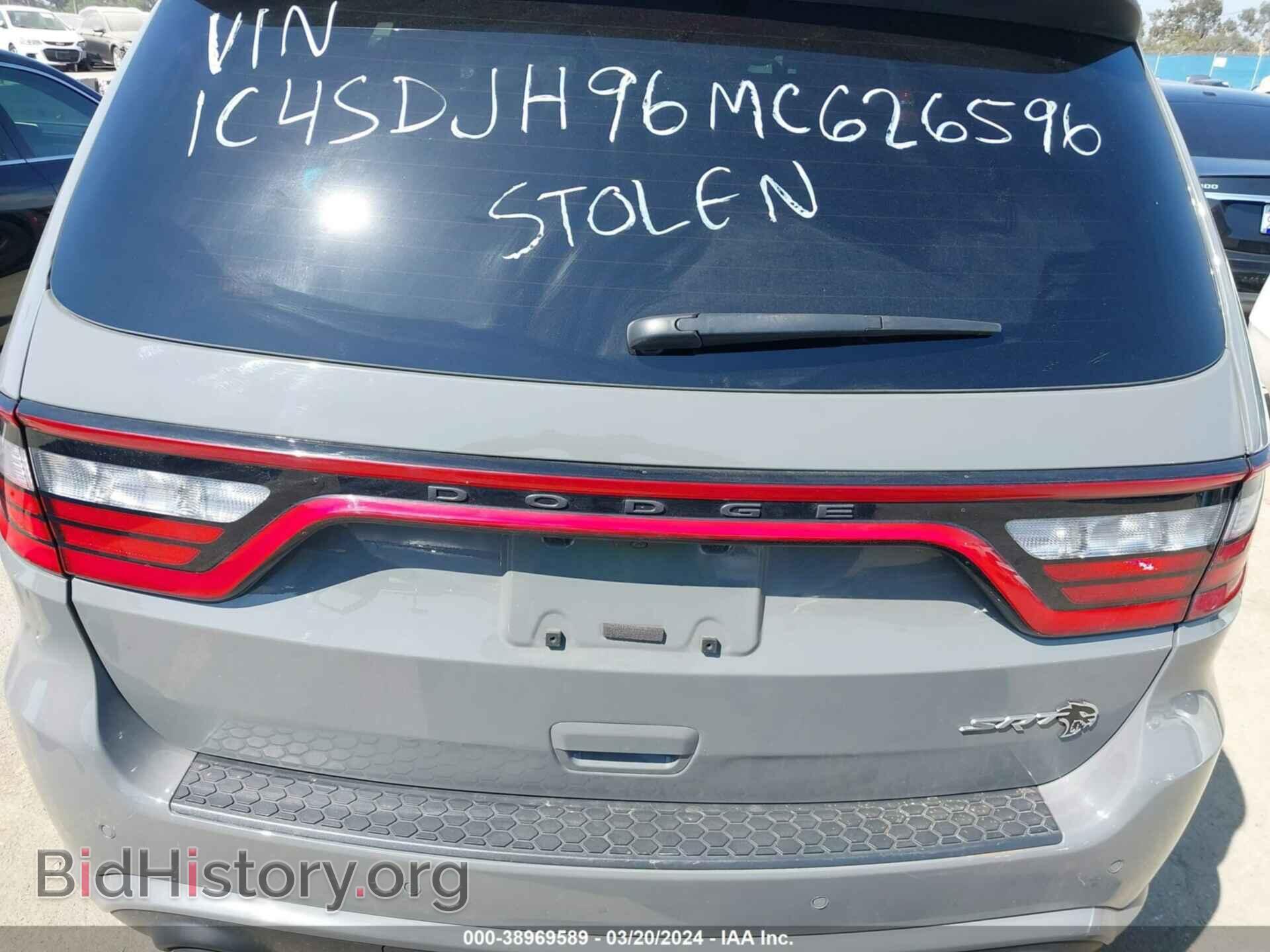 2021 DODGE DURANGO - VIN: 1C4SDJH96MC626596 - Photo 15