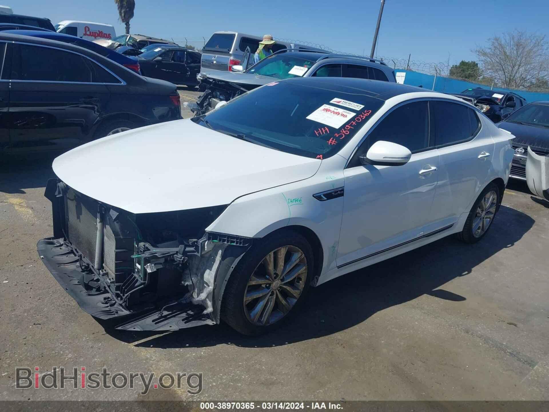 2015 KIA OPTIMA - VIN: 5XXGR4A66FG373761 - Фото 2
