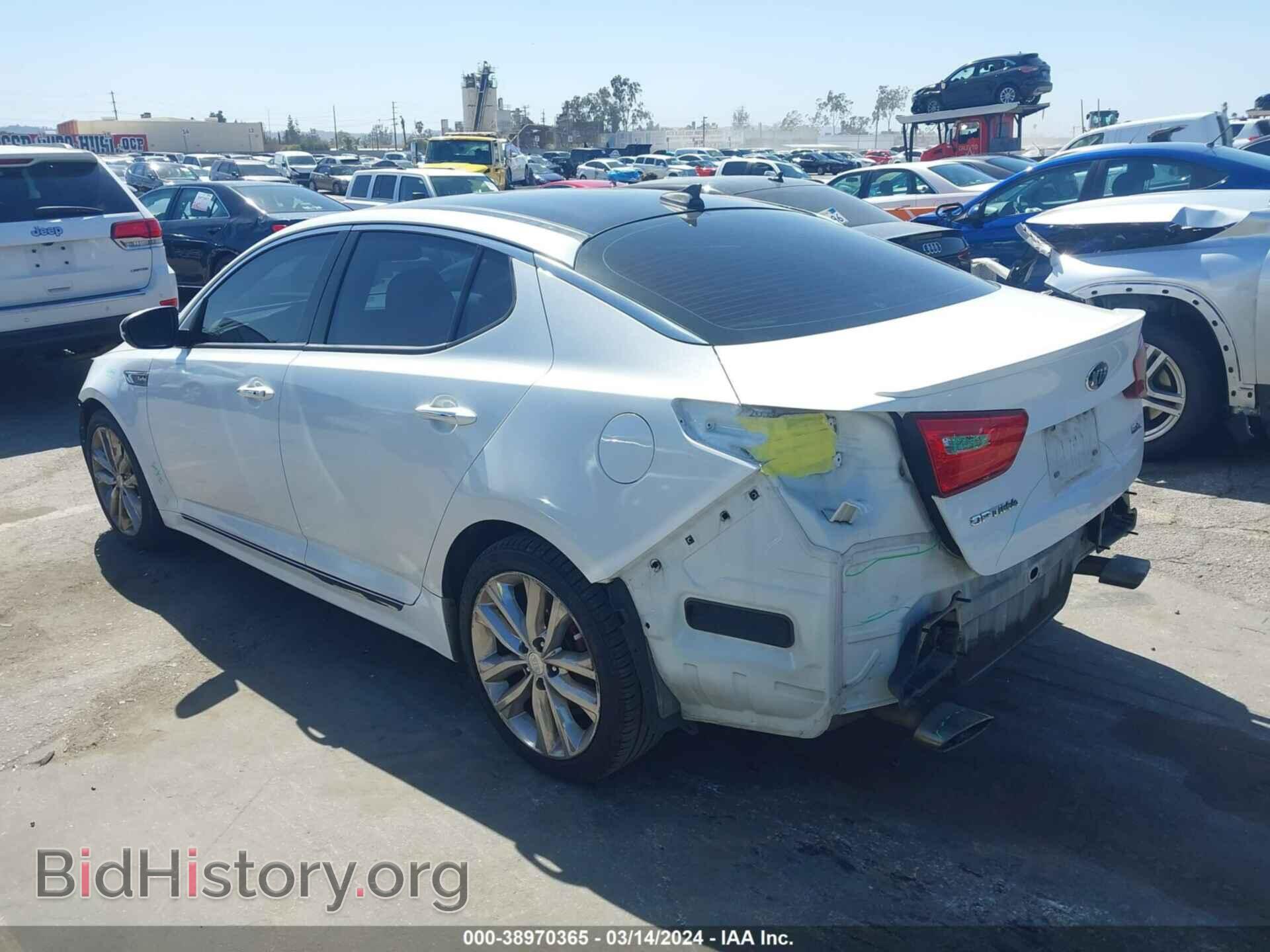 2015 KIA OPTIMA - VIN: 5XXGR4A66FG373761 - Фото 3