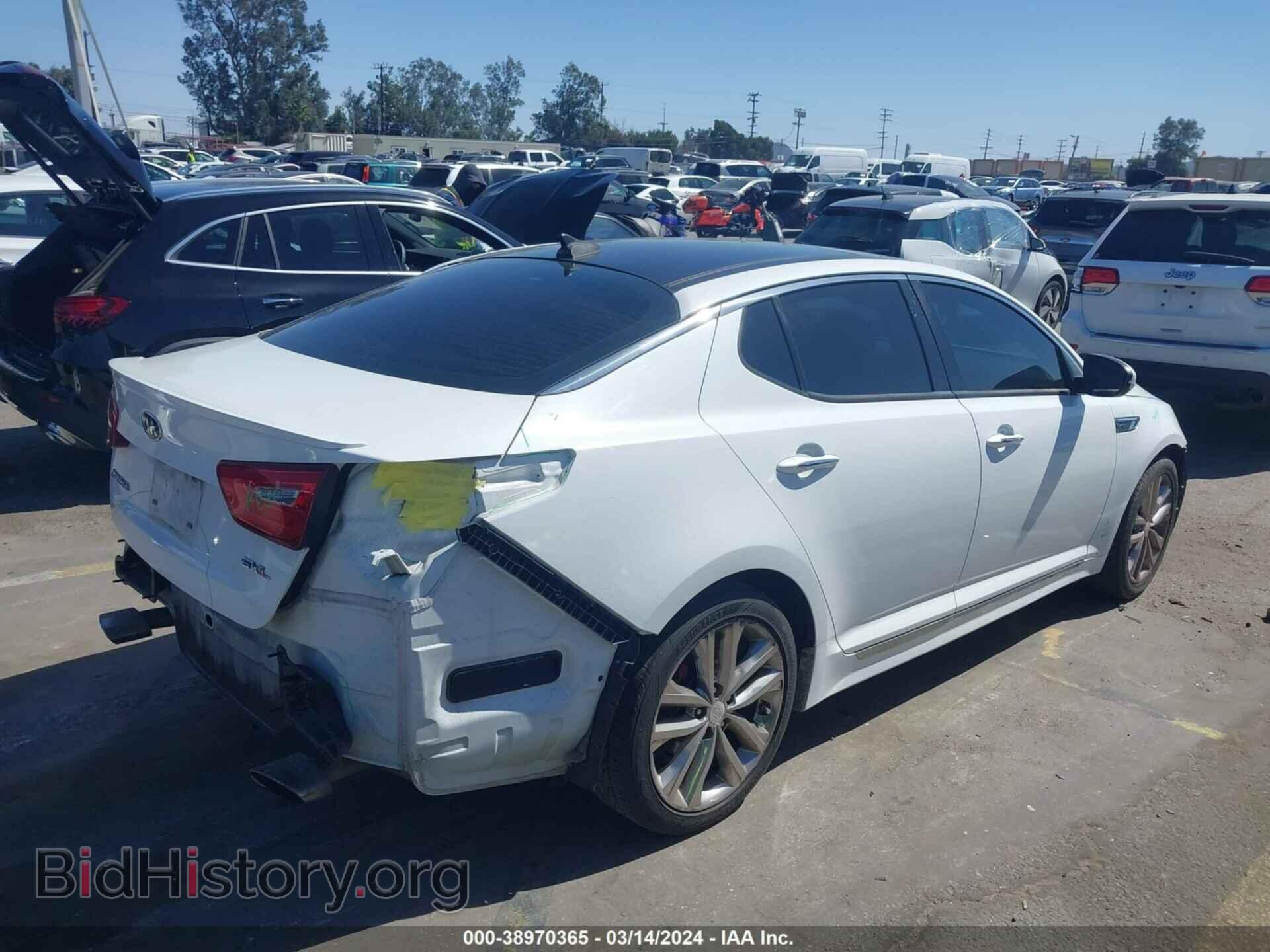 2015 KIA OPTIMA - VIN: 5XXGR4A66FG373761 - Фото 4