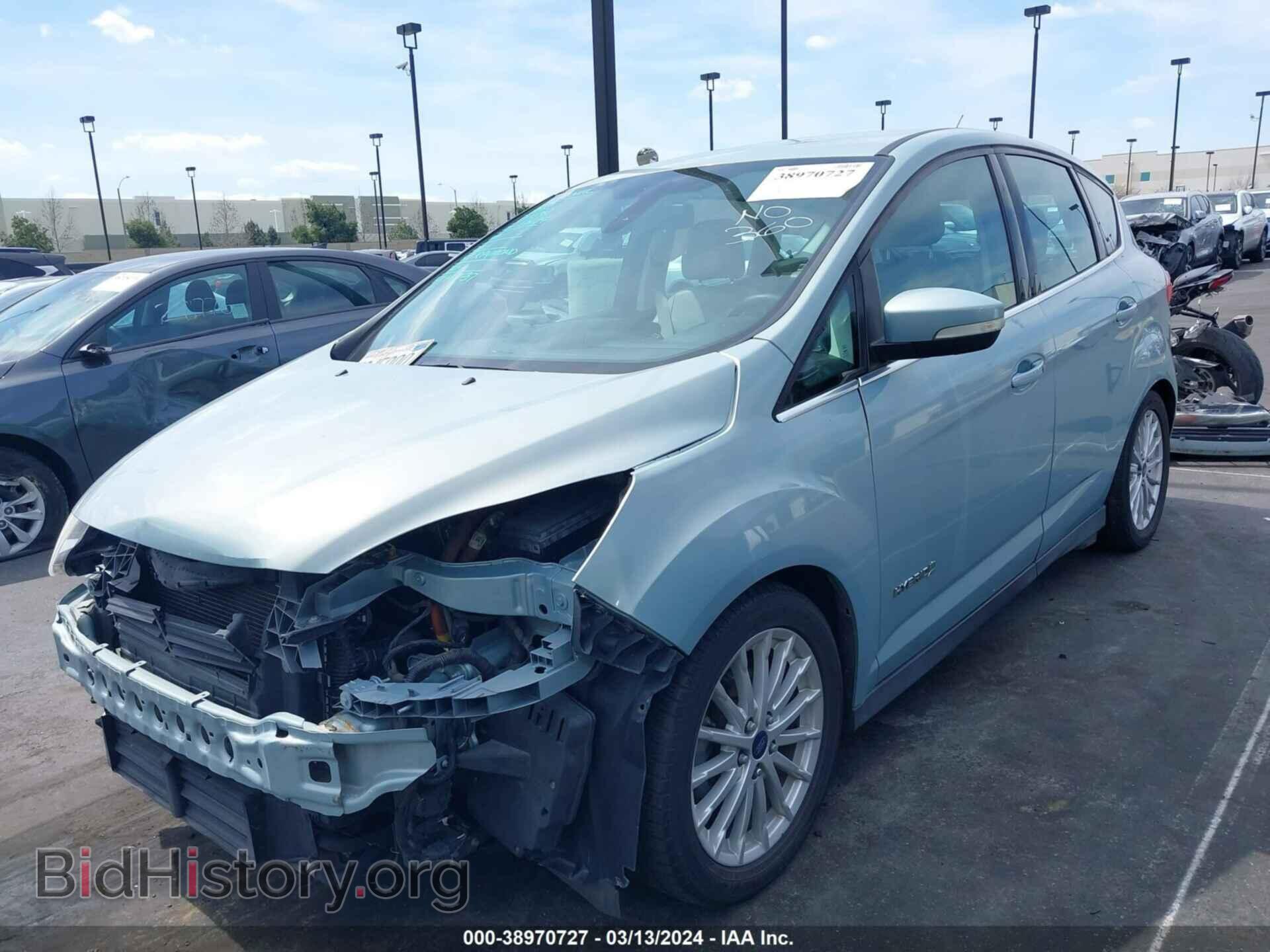 2014 FORD C-MAX HYBRID - VIN: 1FADP5BU9EL503340 - Фото 2