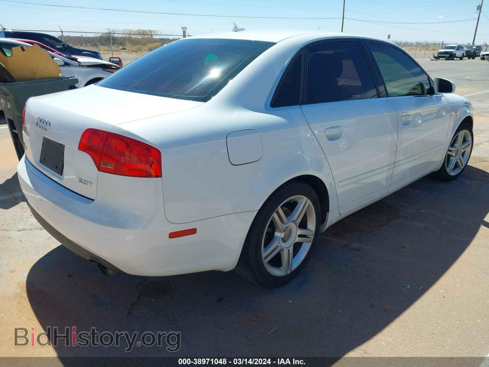 2007 AUDI A4 - VIN: WAUAF78E77A060757 - Фото 4