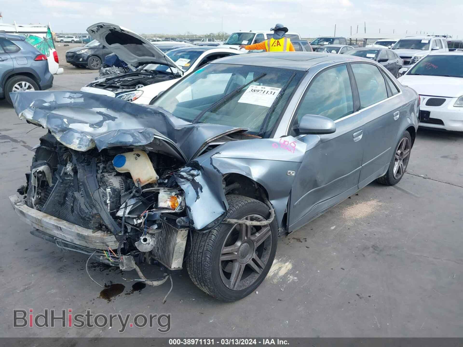 2007 AUDI A4 - VIN: WAUAF78E97A123132 - Фото 2