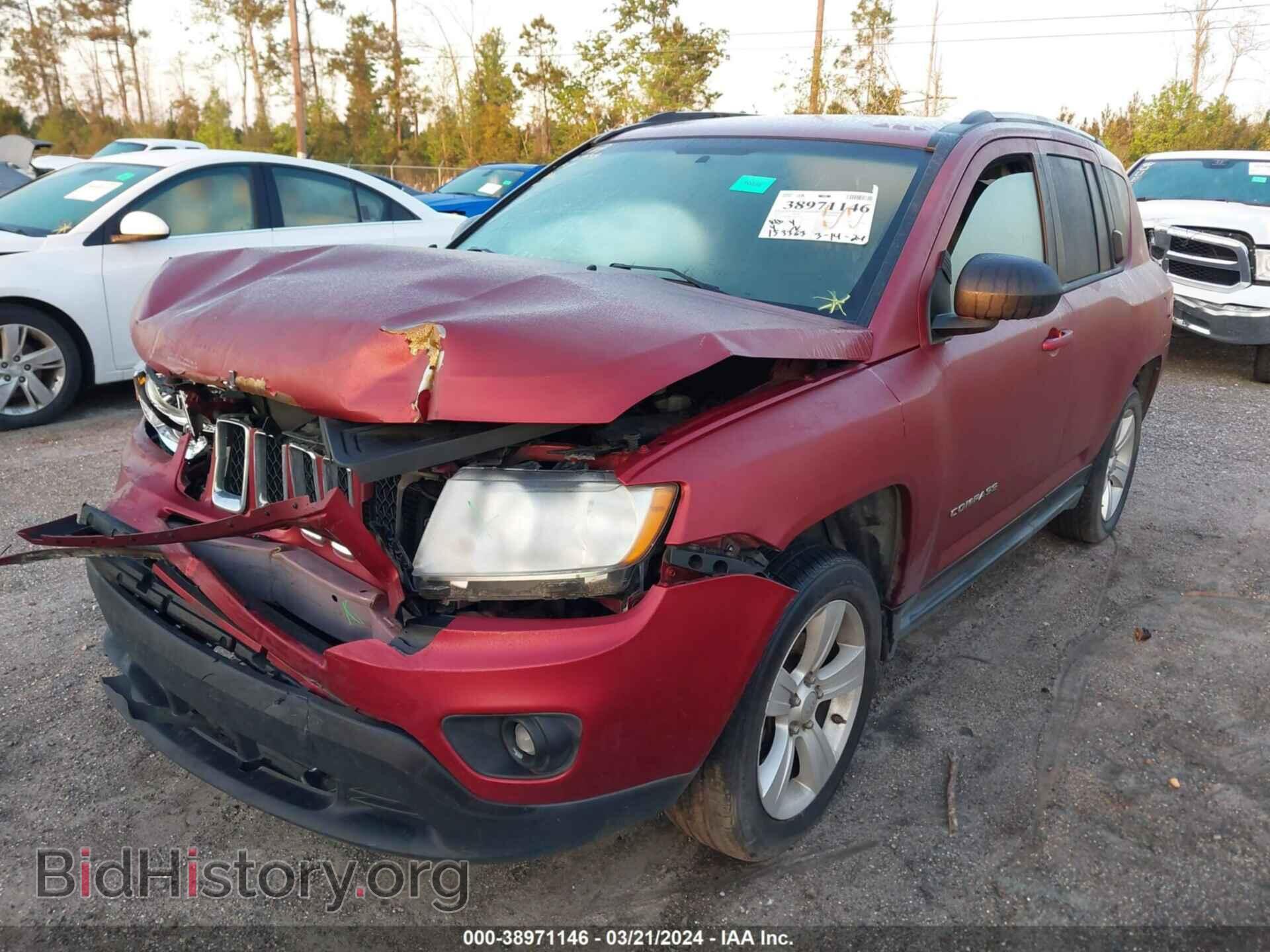 2012 JEEP COMPASS - VIN: 1C4NJDBB7CD597122 - Фото 2