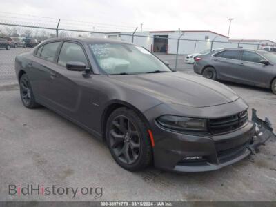 2018 Dodge CHARGER R/T RWD, серый — VIN 2C3CDXCTXJH186986, IAAI