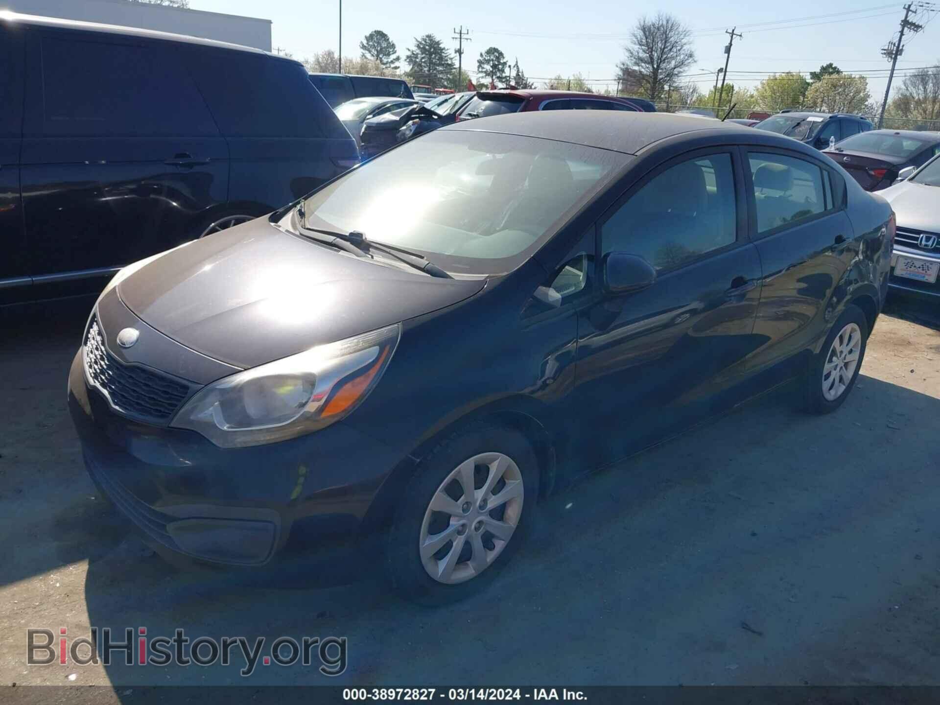 2013 KIA RIO - VIN: KNADM4A34D6228511 - Фото 2