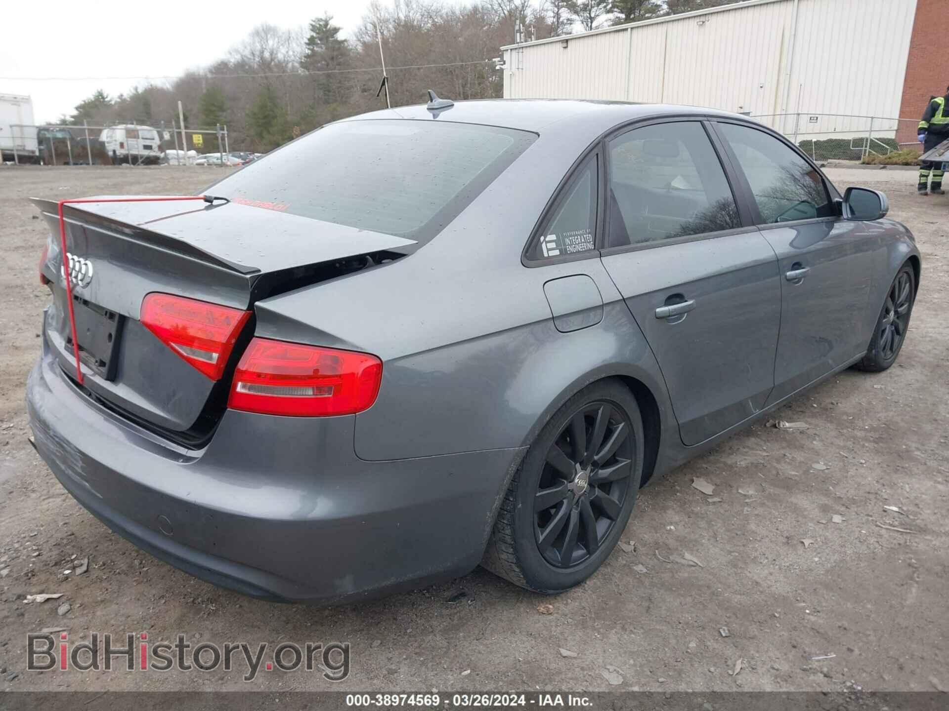 2013 AUDI A4 - VIN: WAUBFAFL0DN022519 - Фото 4