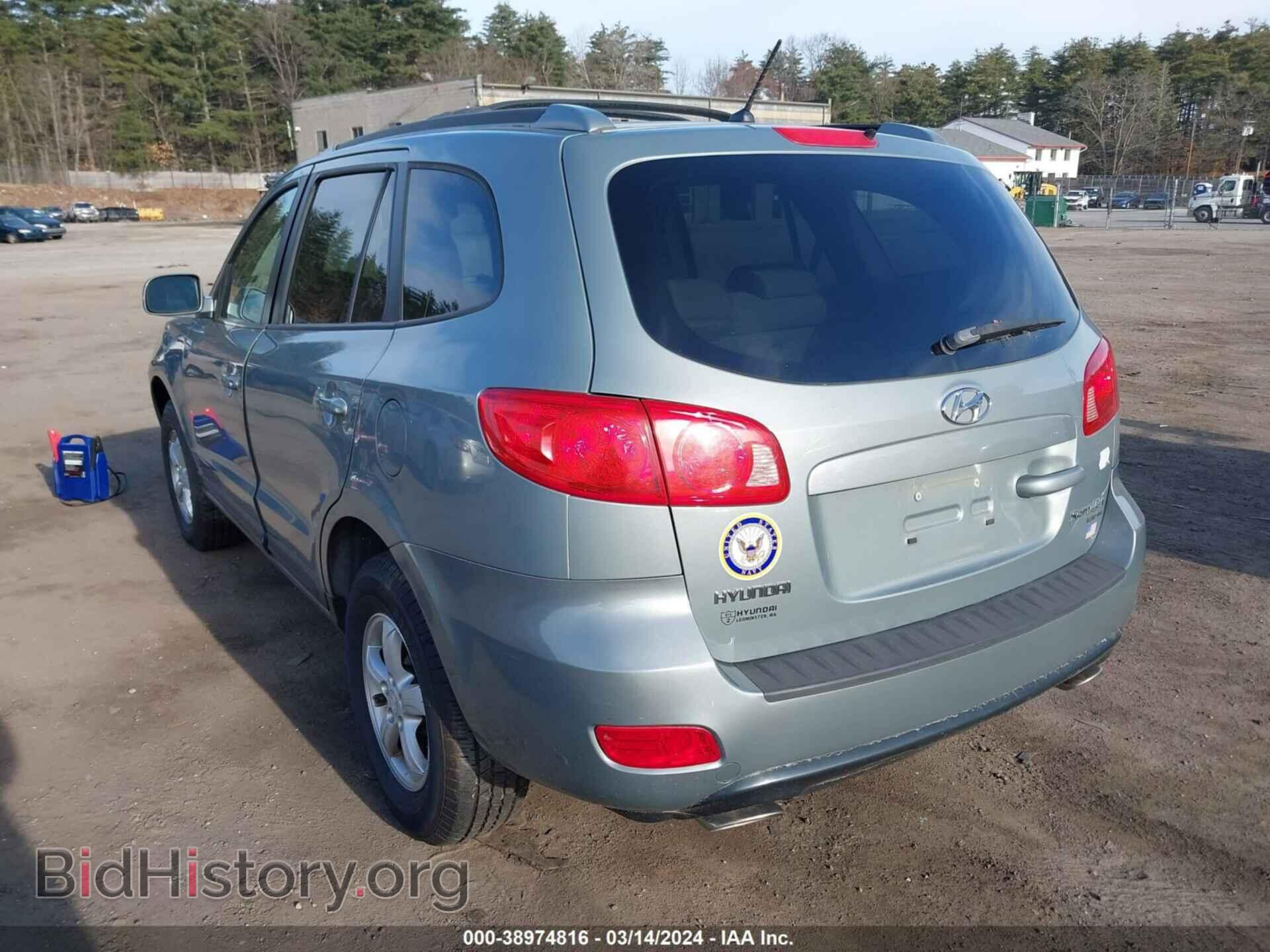 2007 HYUNDAI SANTA FE - VIN: 5NMSG73D27H044796 - Фото 3