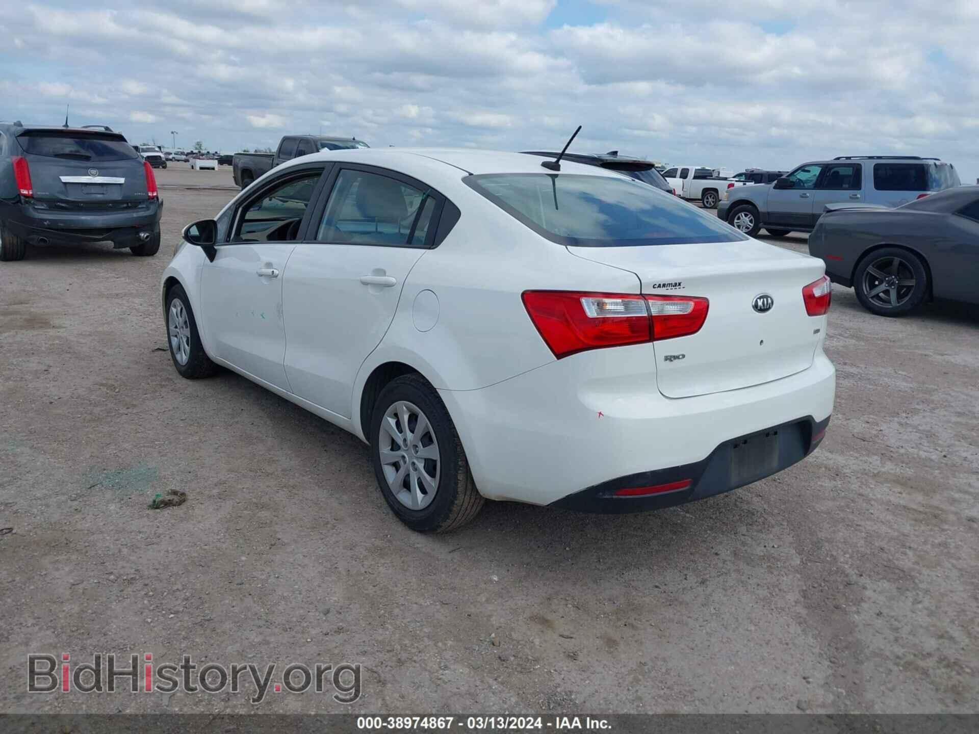 2013 KIA RIO - VIN: KNADM4A35D6293884 - Фото 3