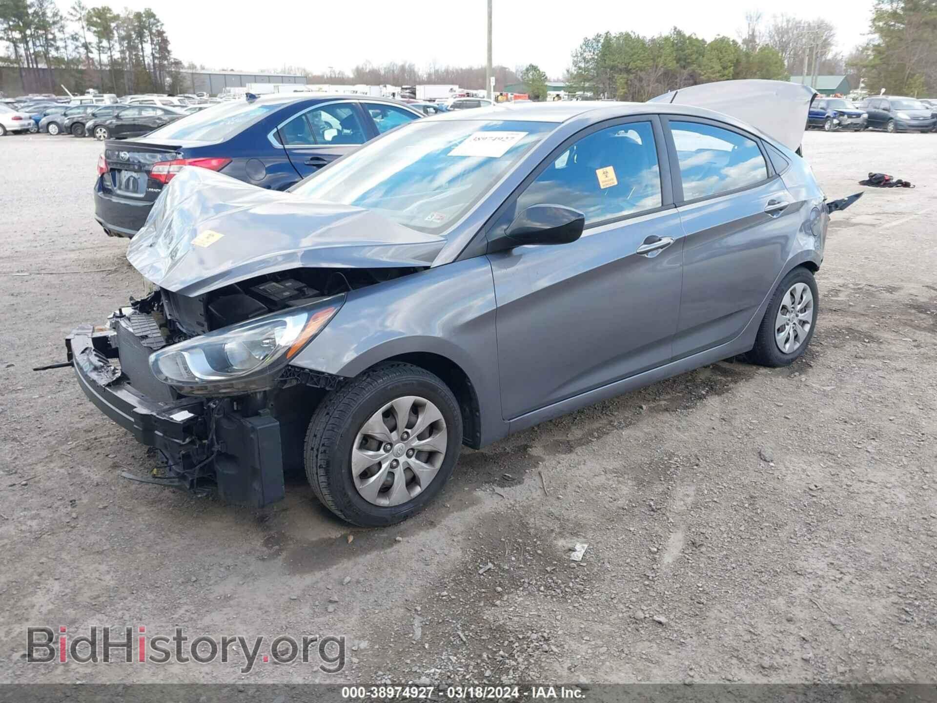 2014 HYUNDAI ACCENT - VIN: KMHCT4AE1EU650697 - Фото 2