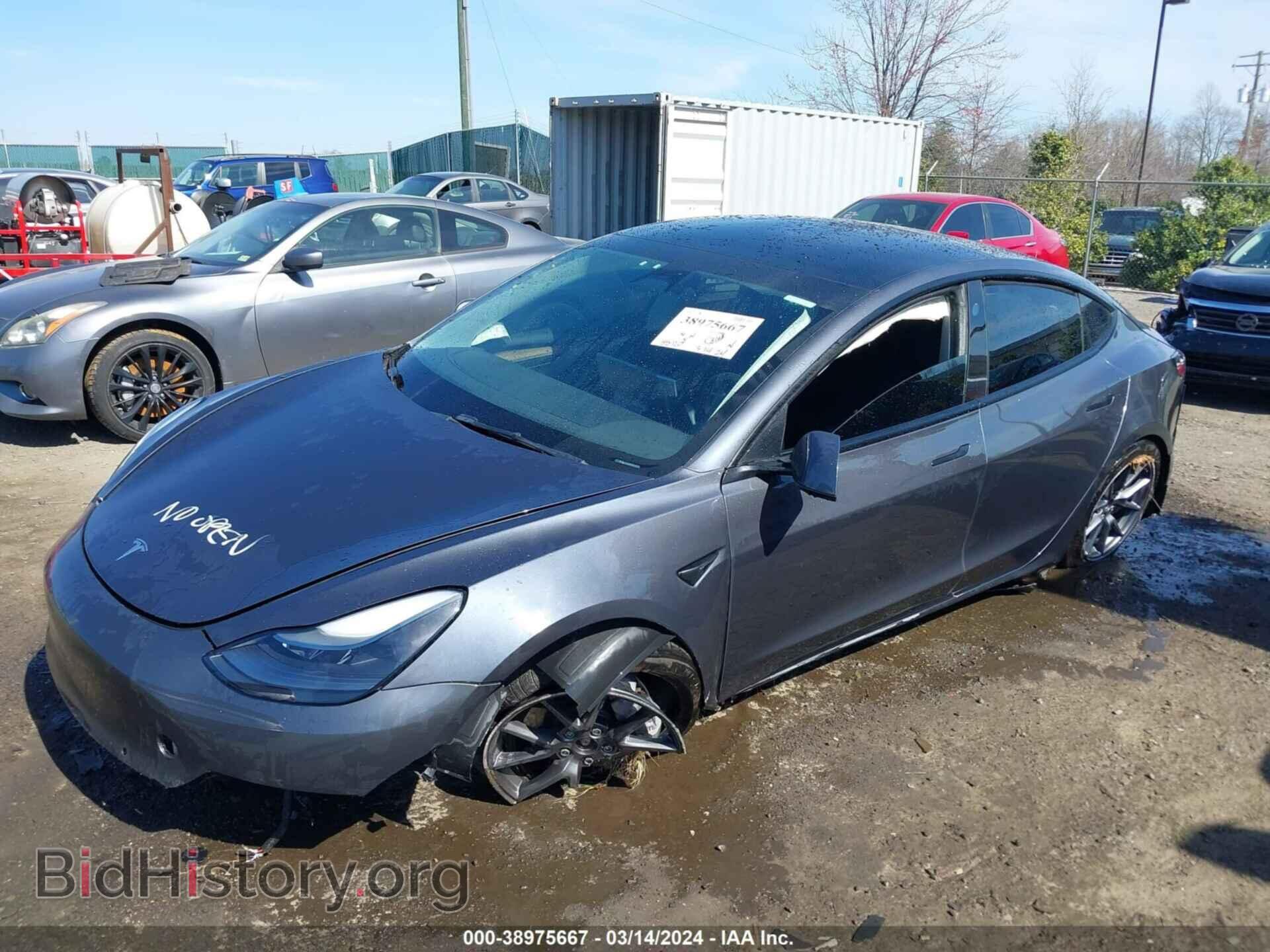 2022 TESLA MODEL 3 - VIN: 5YJ3E1EBXNF207759 - Фото 2