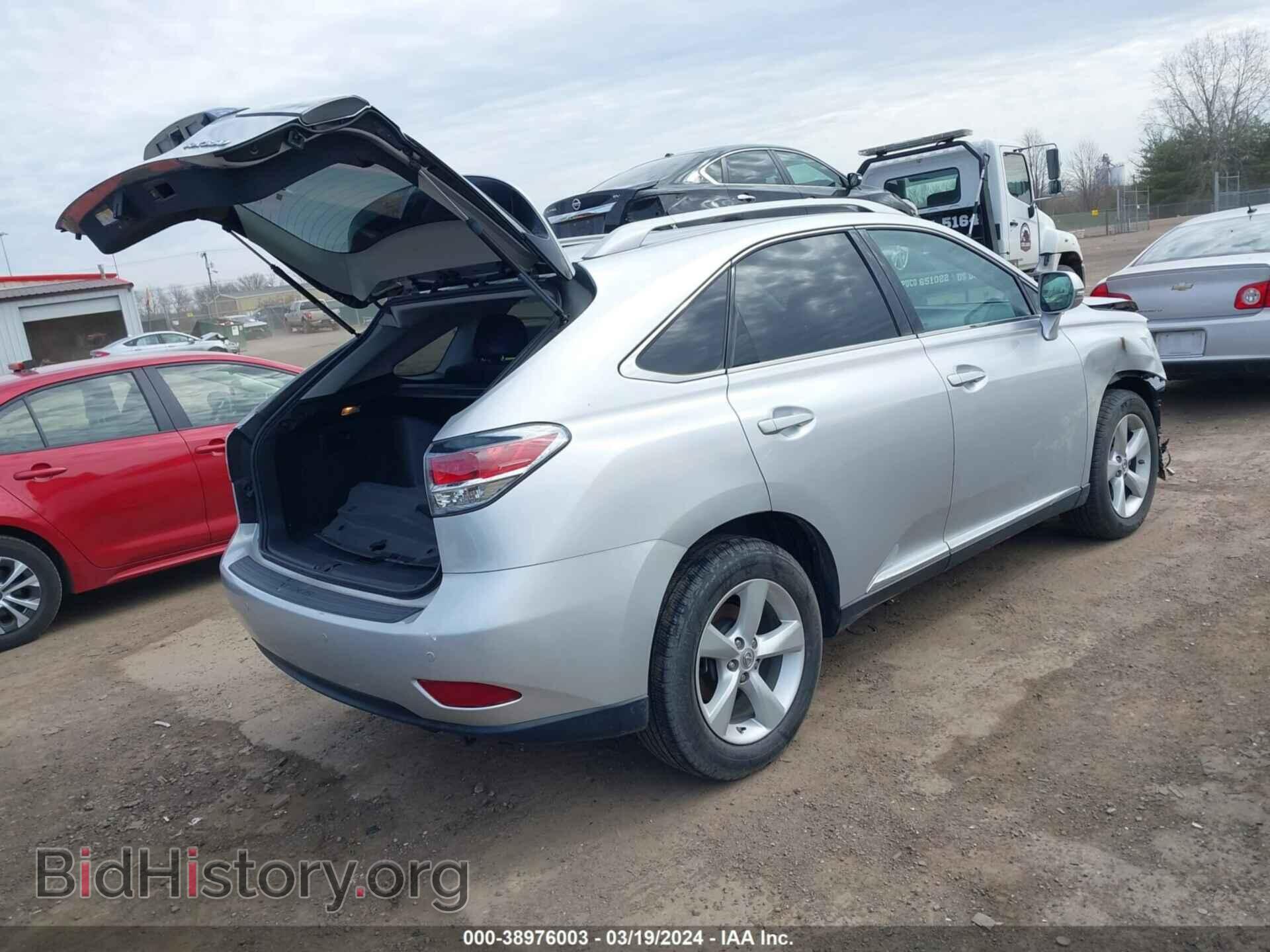 2013 LEXUS RX 350 - VIN: 2T2BK1BA2DC225509 - Фото 4